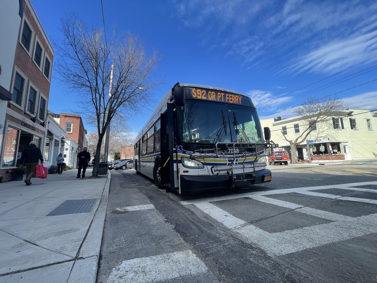 The on-demand bus system Suffolk County has been using the past year and a half for the 10A bus route, which loops from Sag Harbor to Southampton Village and back, has more than doubled ridership on the route. The county has delayed implementation of the system for the 10B and 10C routes in East Hampton because of a recall on the small buses planned for the routes. 
MICHAEL WRIGHT