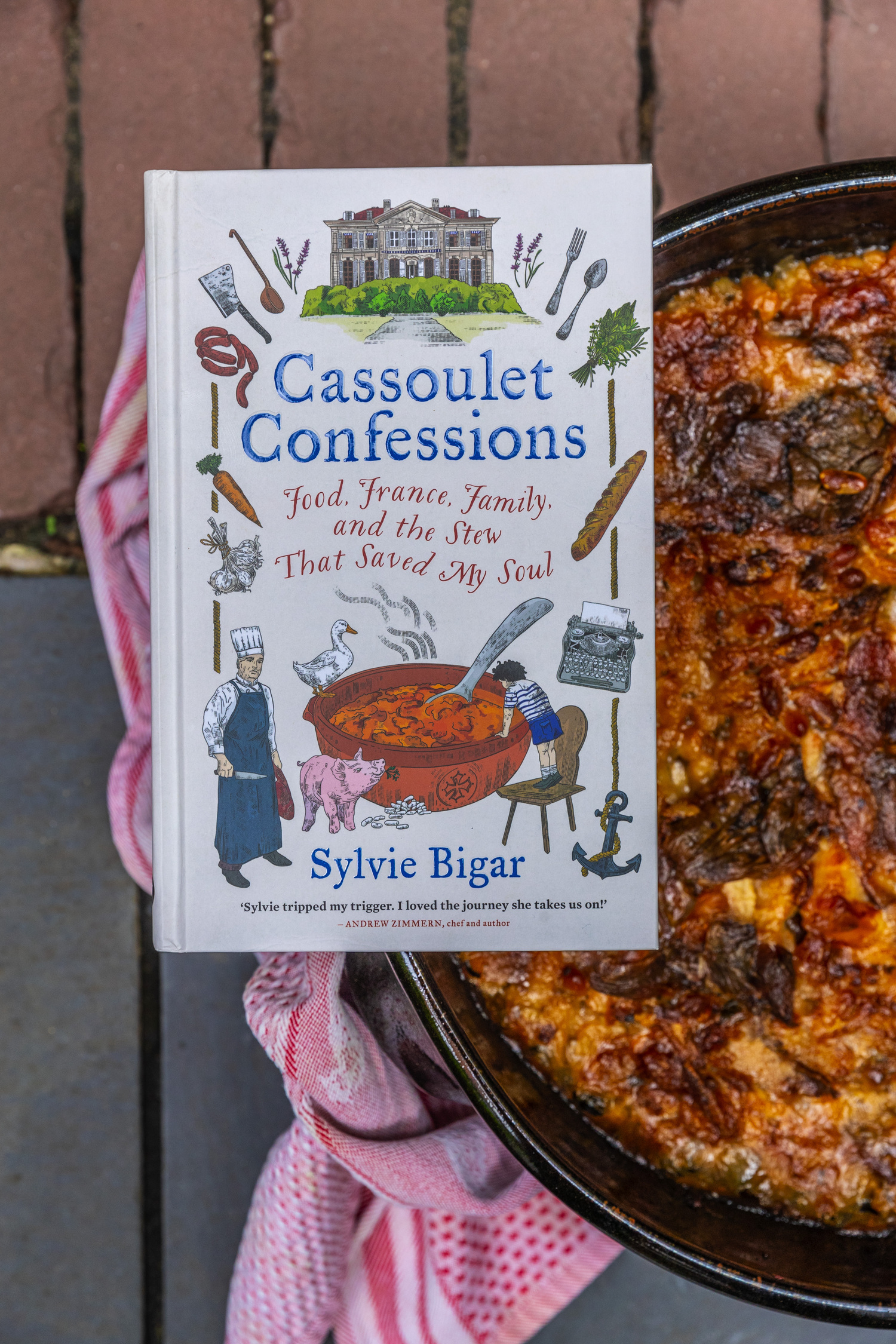 Sylvie Bigar's book “Cassoulet Confessions: Food, France, Family and the Stew That Saved My Soul