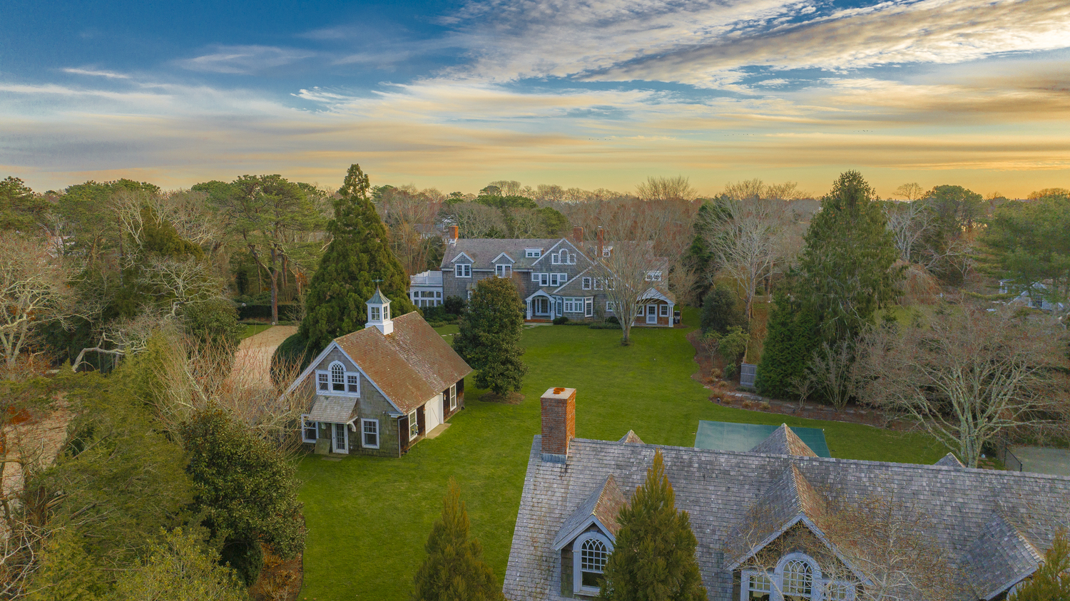 New to the market at 253 Cove Hollow Road, in the Georgica section of East Hampton Village. COURTESY DOUGLAS ELLIMAN