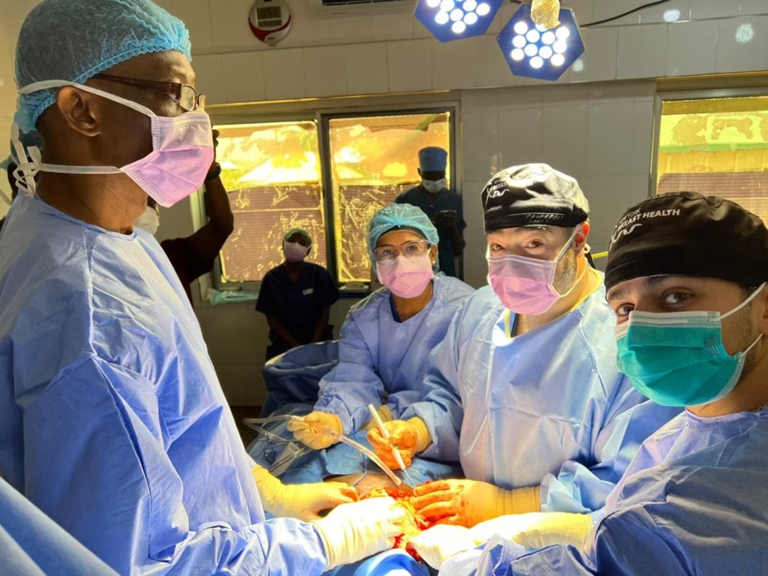 The team of doctors and nurses that traveled to Ghana from New York earlier this month provided a range of services for women, including cancer surgeries, hysterectomies and more.