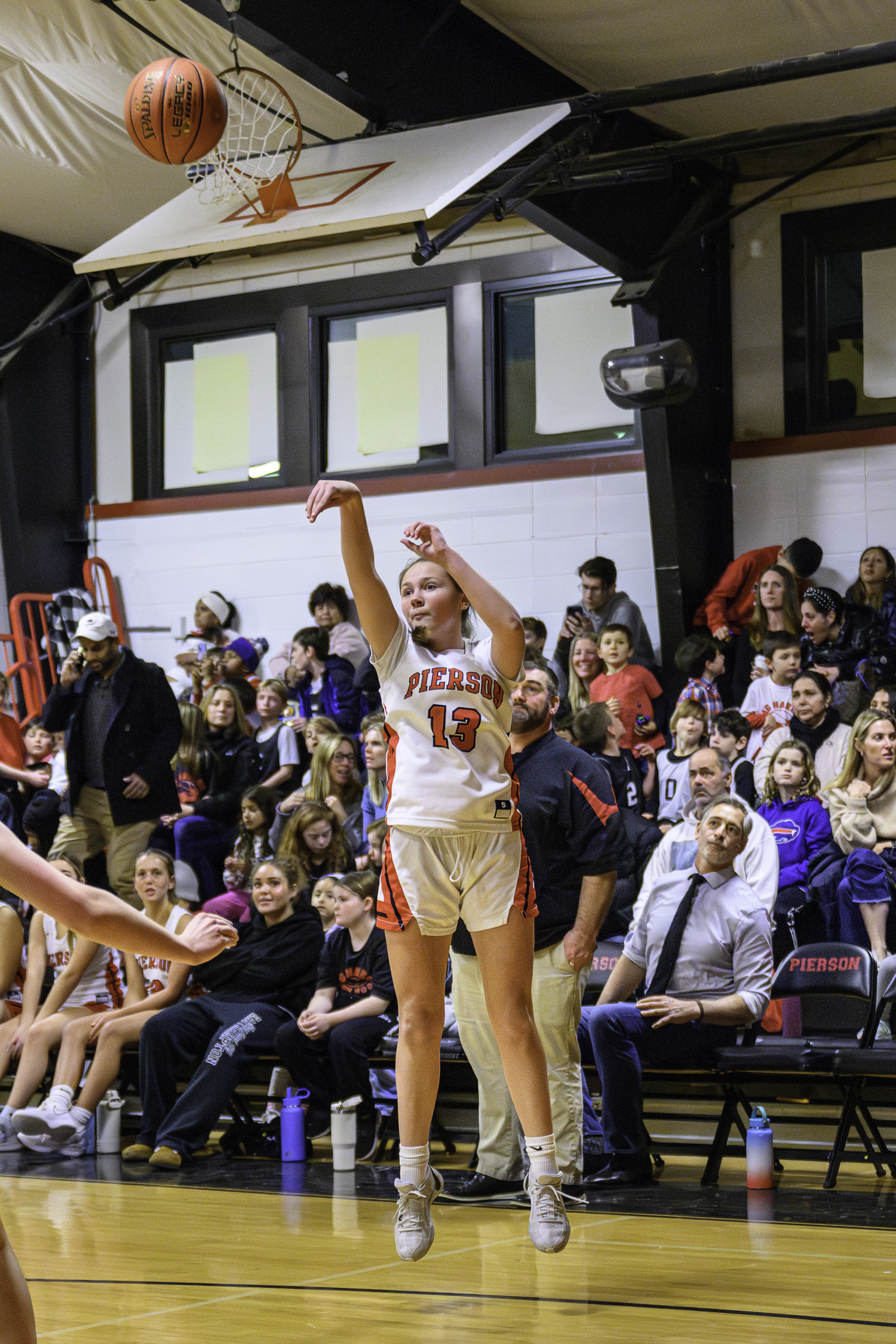 Cali Wilson gets an open look from deep.   MARIANNE BARNETT