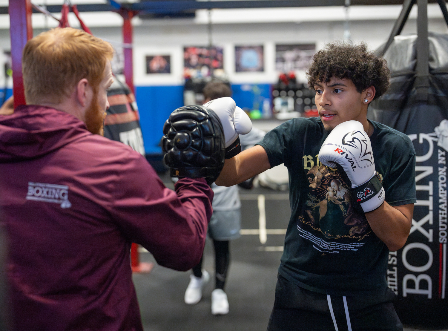Southampton High School senior Chris Atancuri is training to fight in the amateurs. RON ESPOSITO