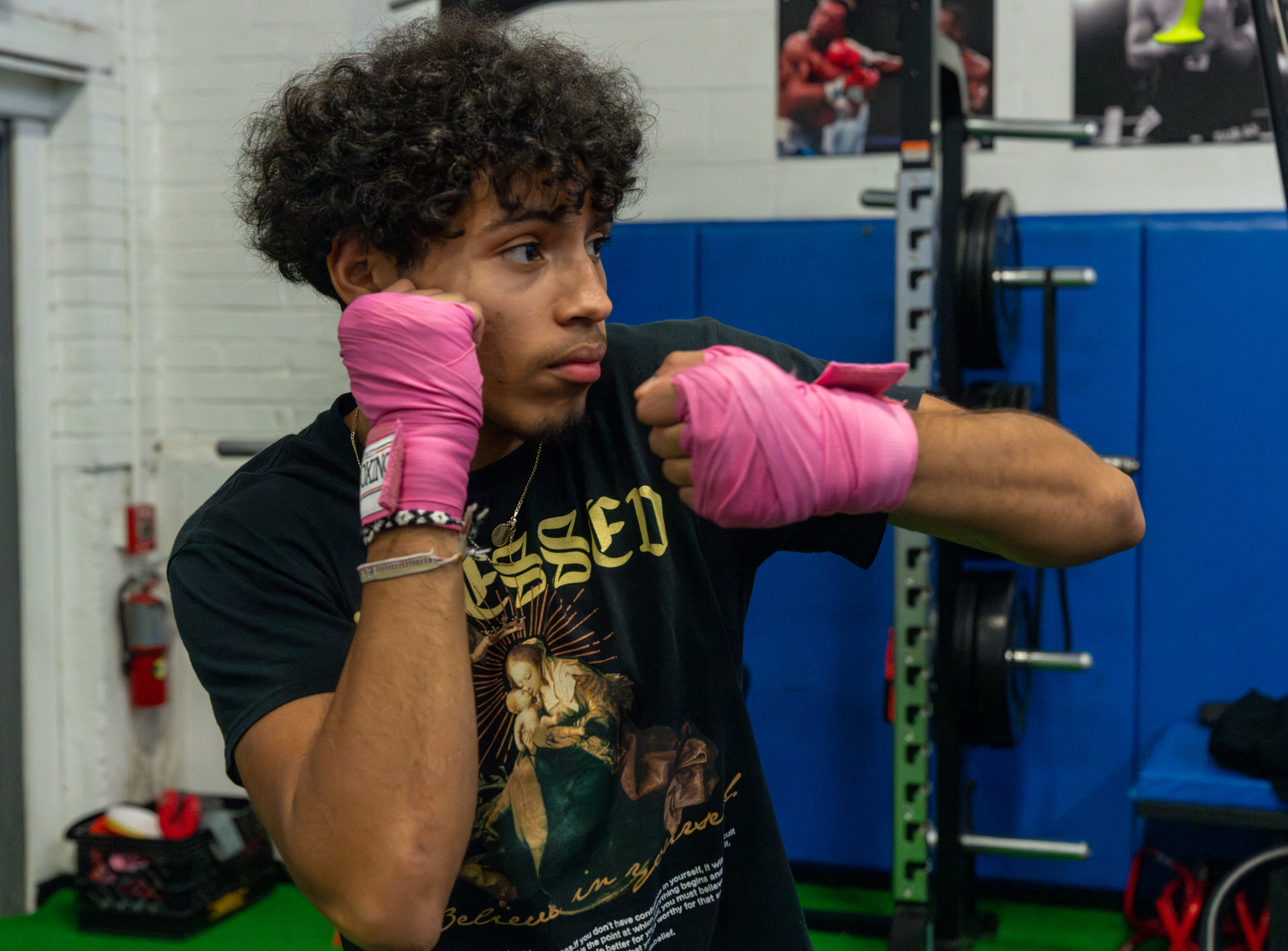 Southampton High School senior Chris Atancuri joined the district's boxing club two years ago. RON ESPOSITO