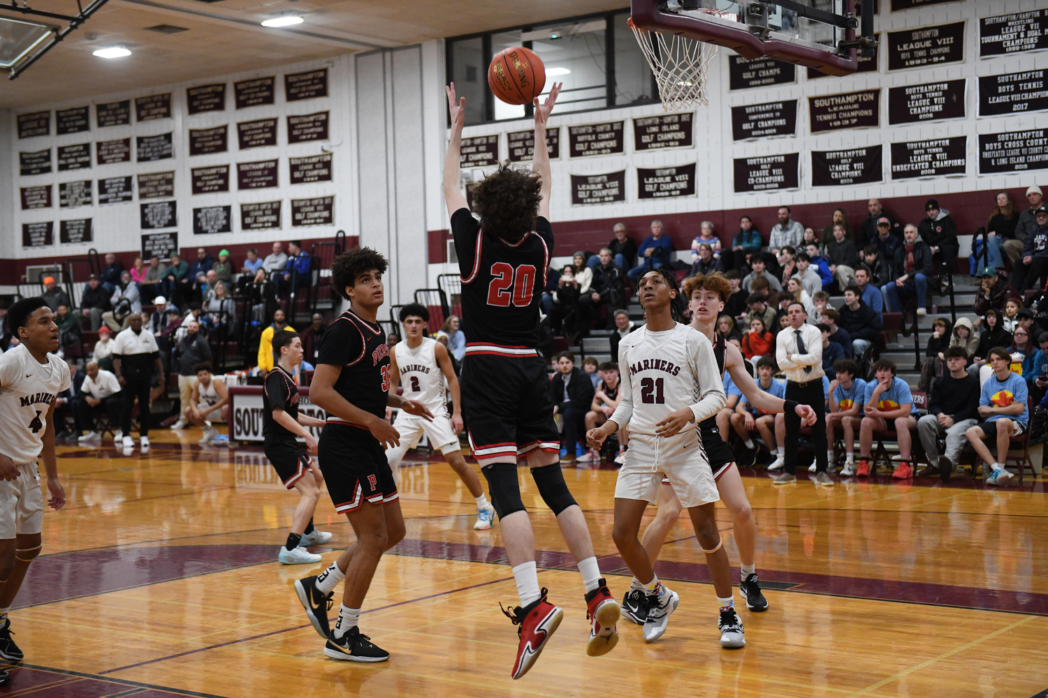 Pierson senior Lance Schroder grabs a rebound.   DOUG KUNTZ