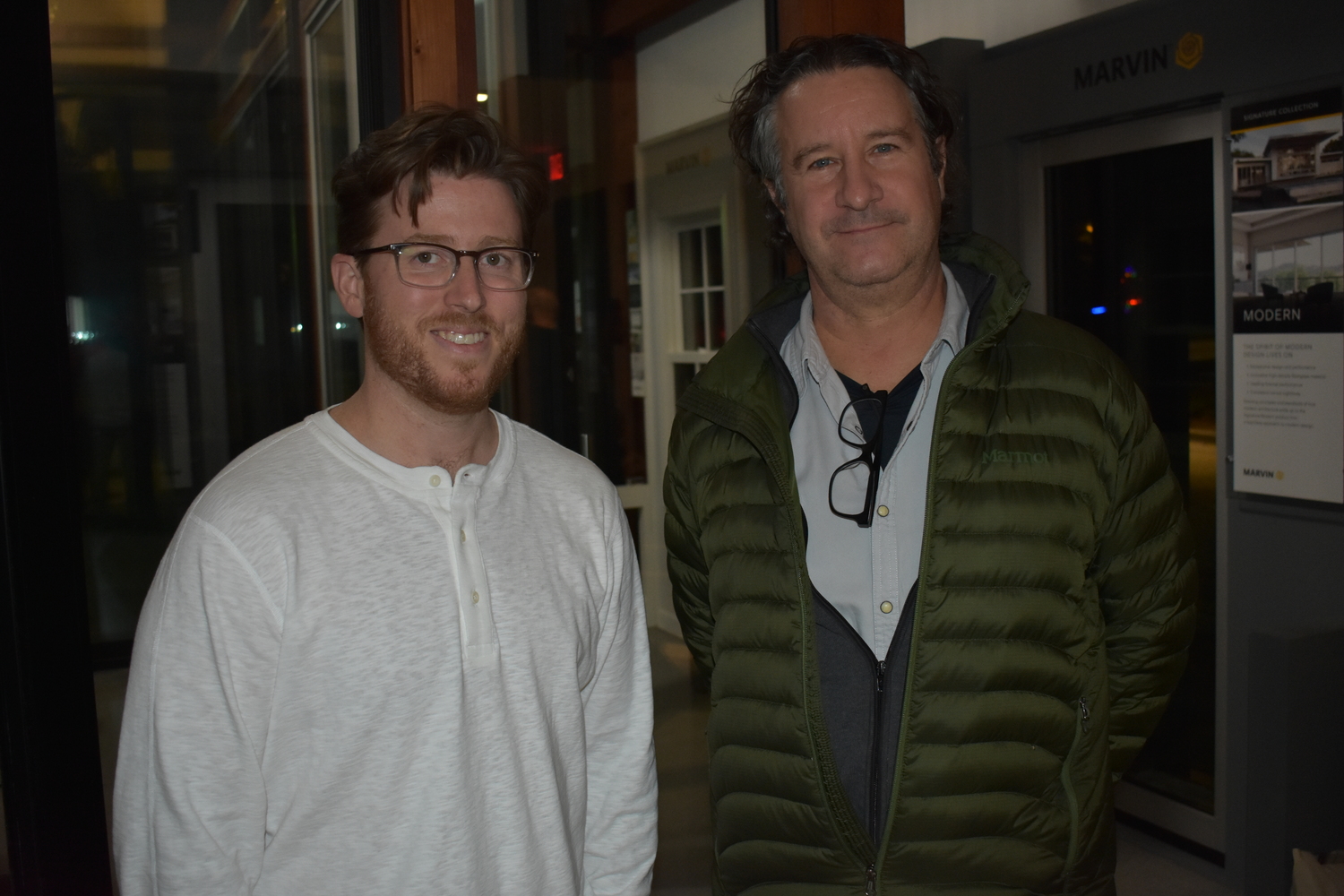 AIA members Will Goethe of WE+ Architecture & Design and Chris Jeffrey of Chris Jeffrey Architects. BRENDAN J. O'REILLY