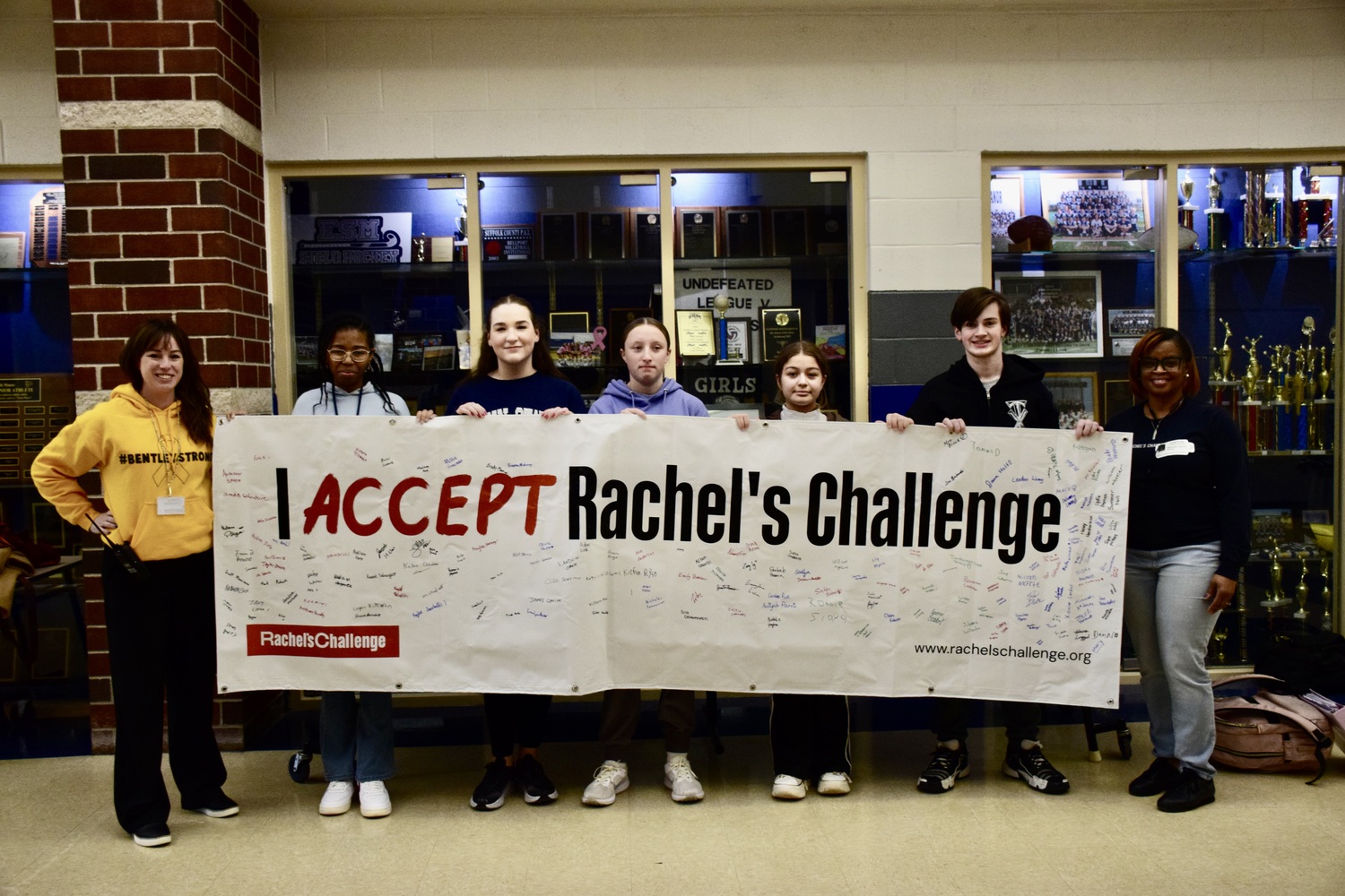 Members of the Friends of Rachel Club. COURTESY EASTPORT-SOUTH MANOR SCHOOL DISTRICT