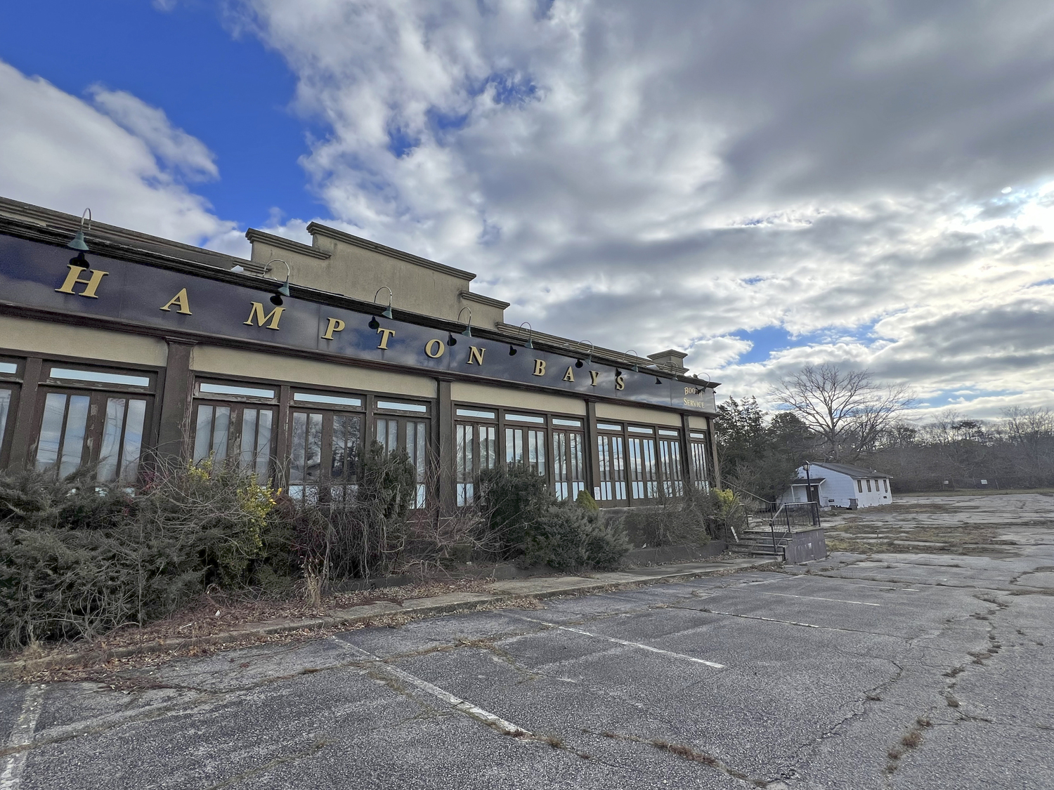 The former Hampton Bays Diner has sat empty for many year and has been designated 