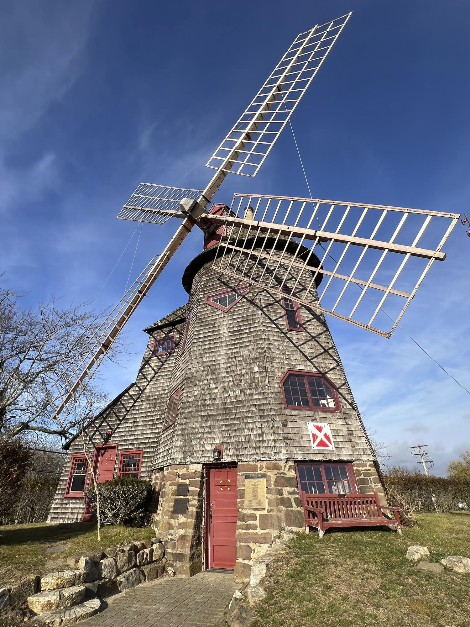 The beloved windmill on the Southampton campus has been condemned.  DANA SHAW