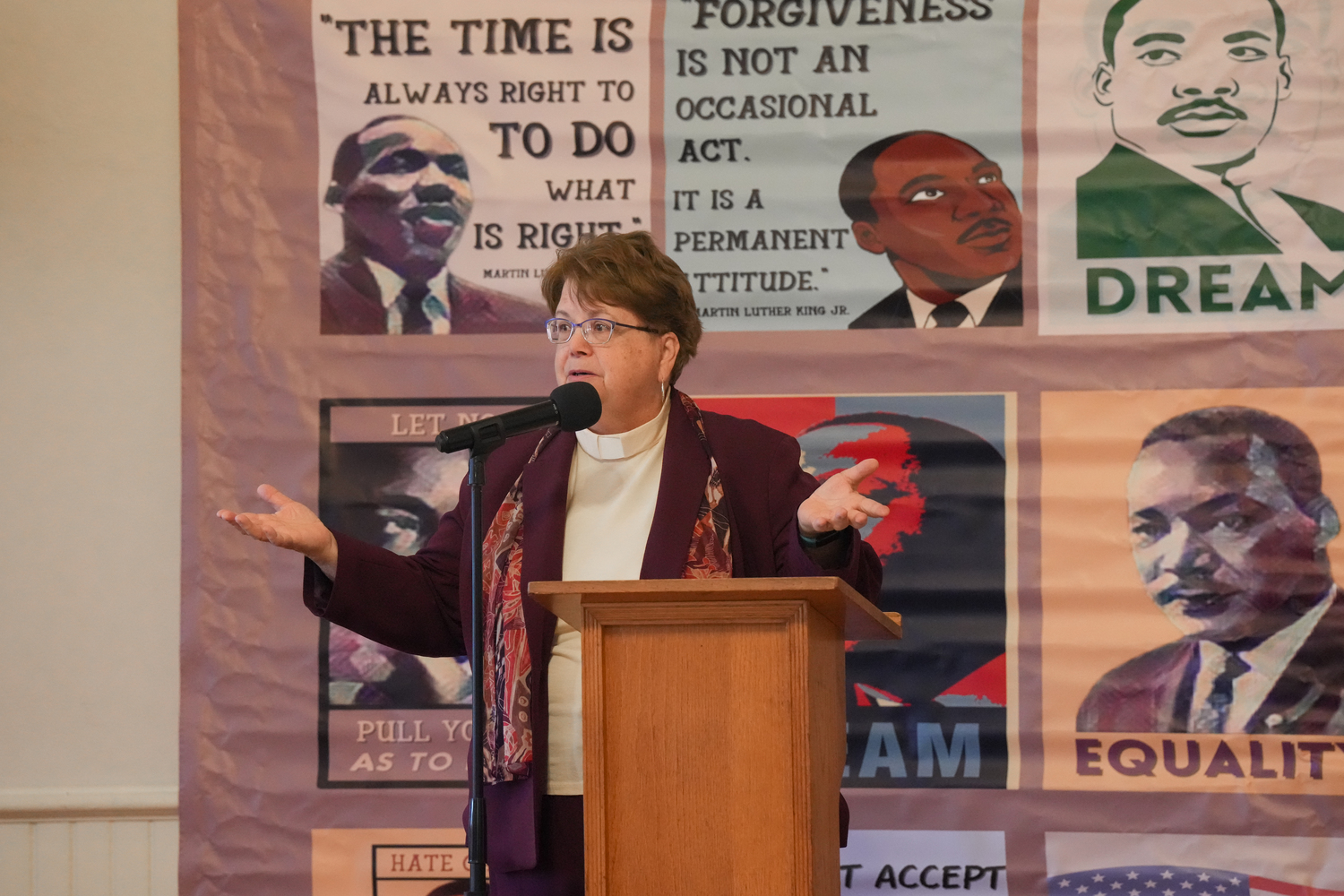 The Hamptons United Methodist Church in Southampton hosted a community breakfast on Monday morning honoring the late Dr. Reverend Martin Luther King Jr.