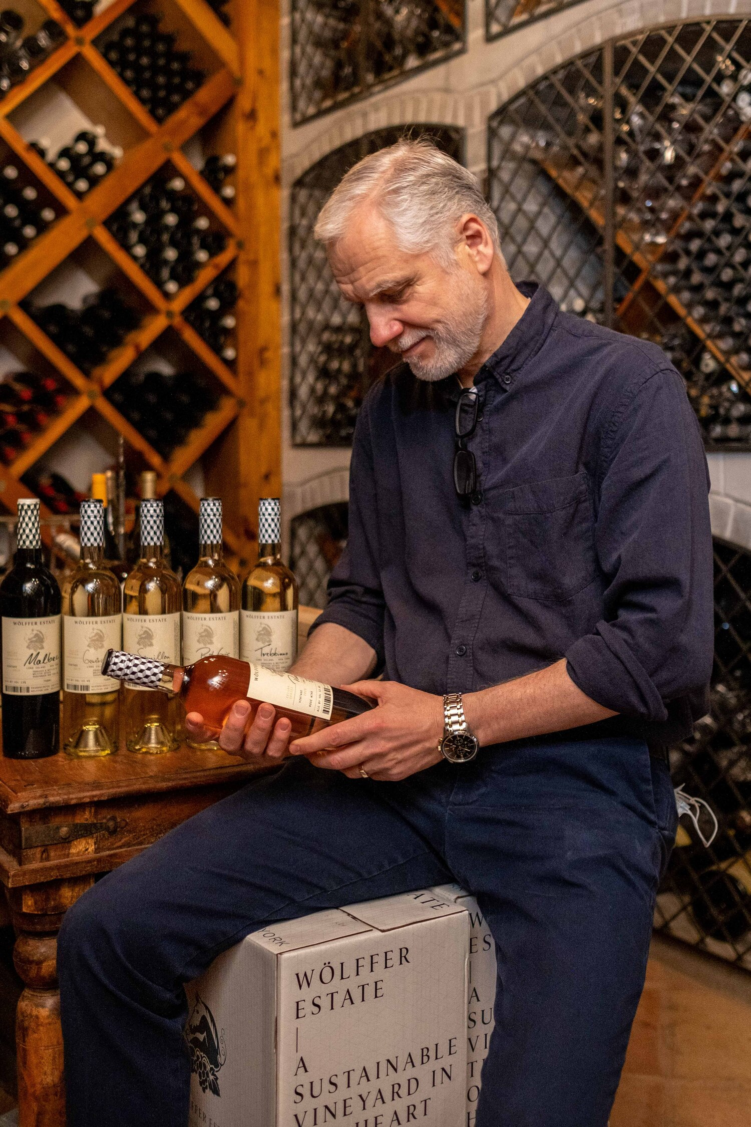 On February 13, Wölffer Estate Vineyard’s master winemaker Roman Roth will lead a virtual wine tasting in 