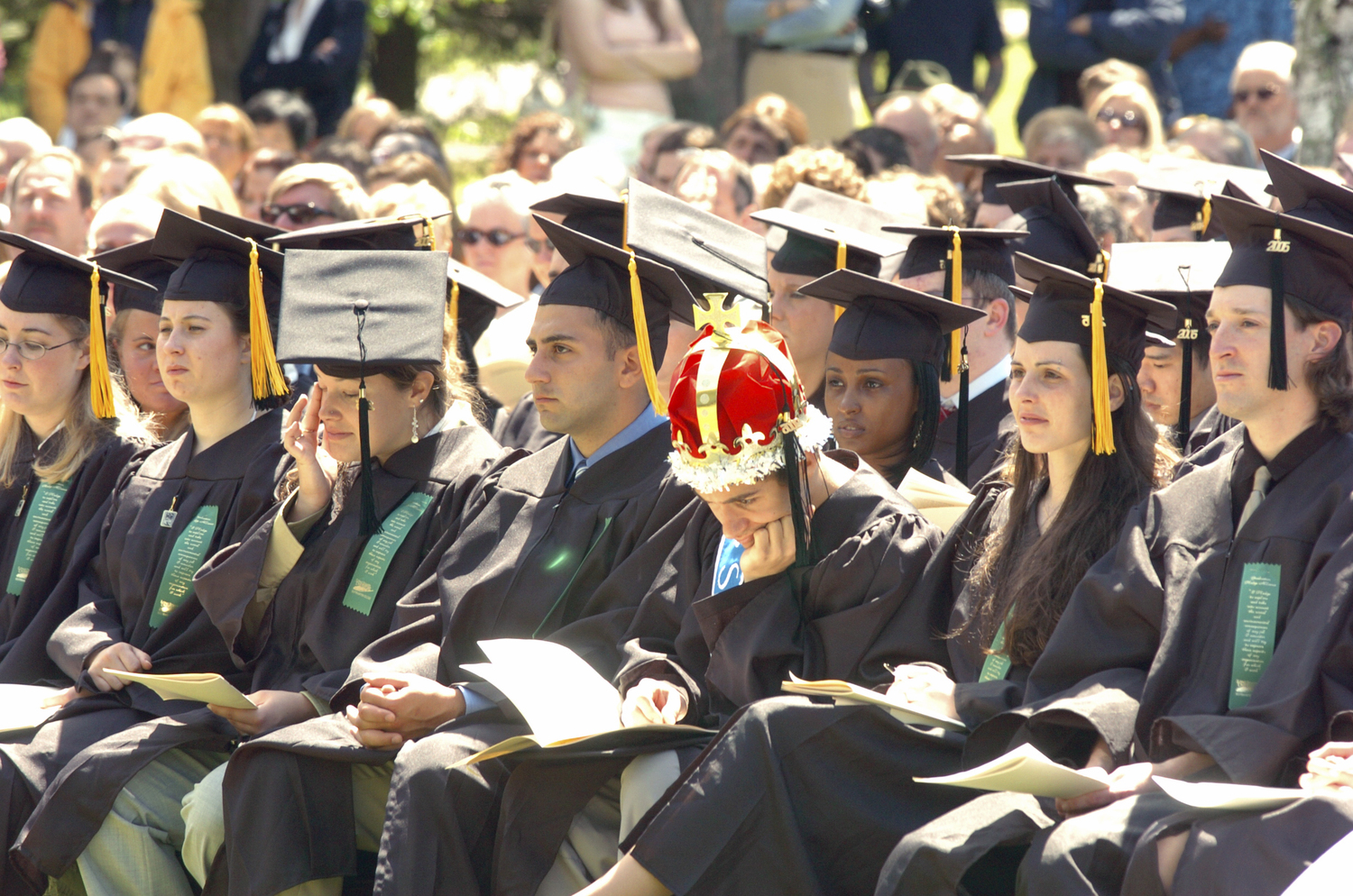 The last graduating class of Southampton College in May of 2005.  DANA SHAW