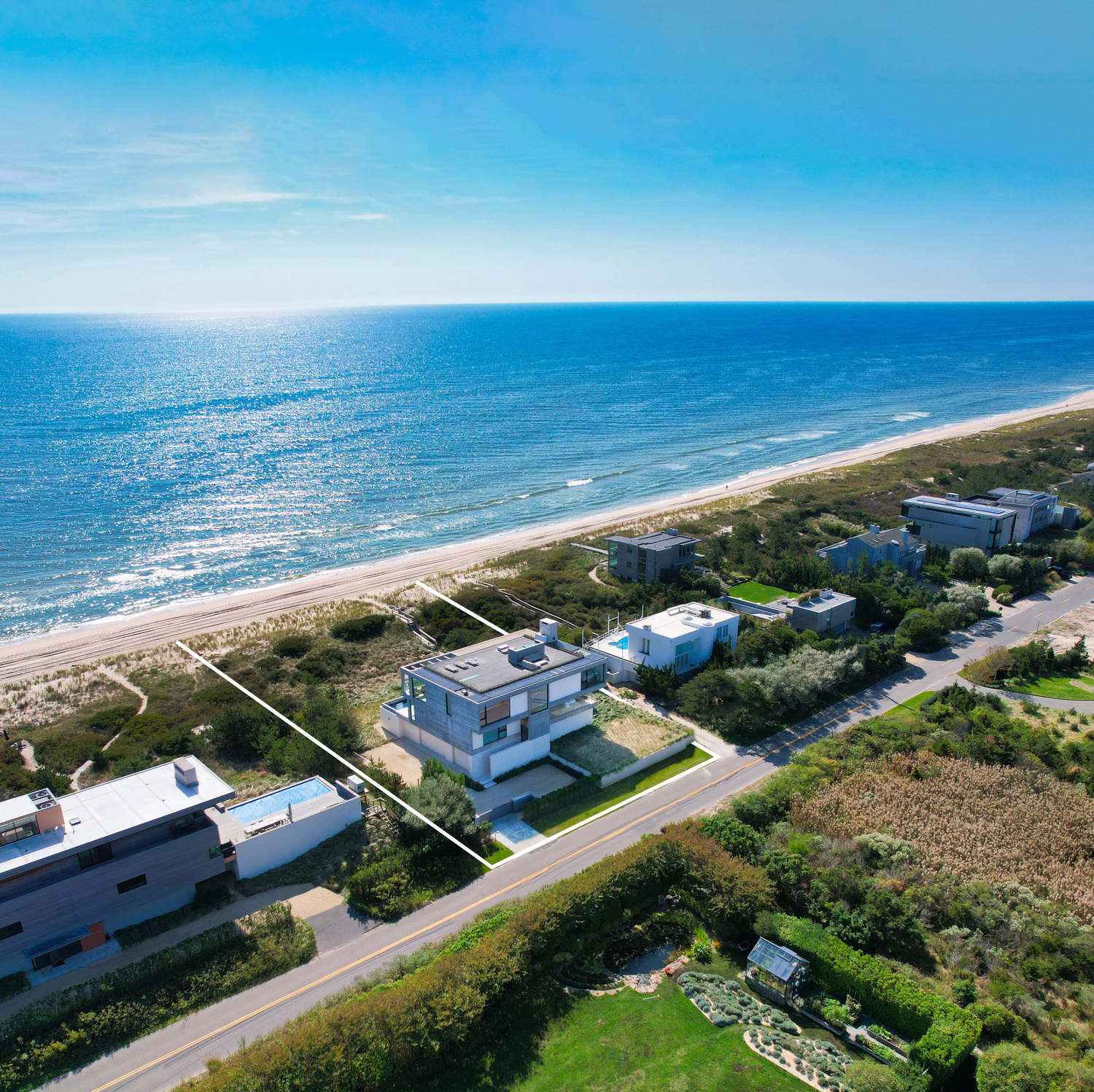 35 Dune Road, Bridgehampton. COURTESY HEDGEROW EXCLUSIVE PROPERTIES