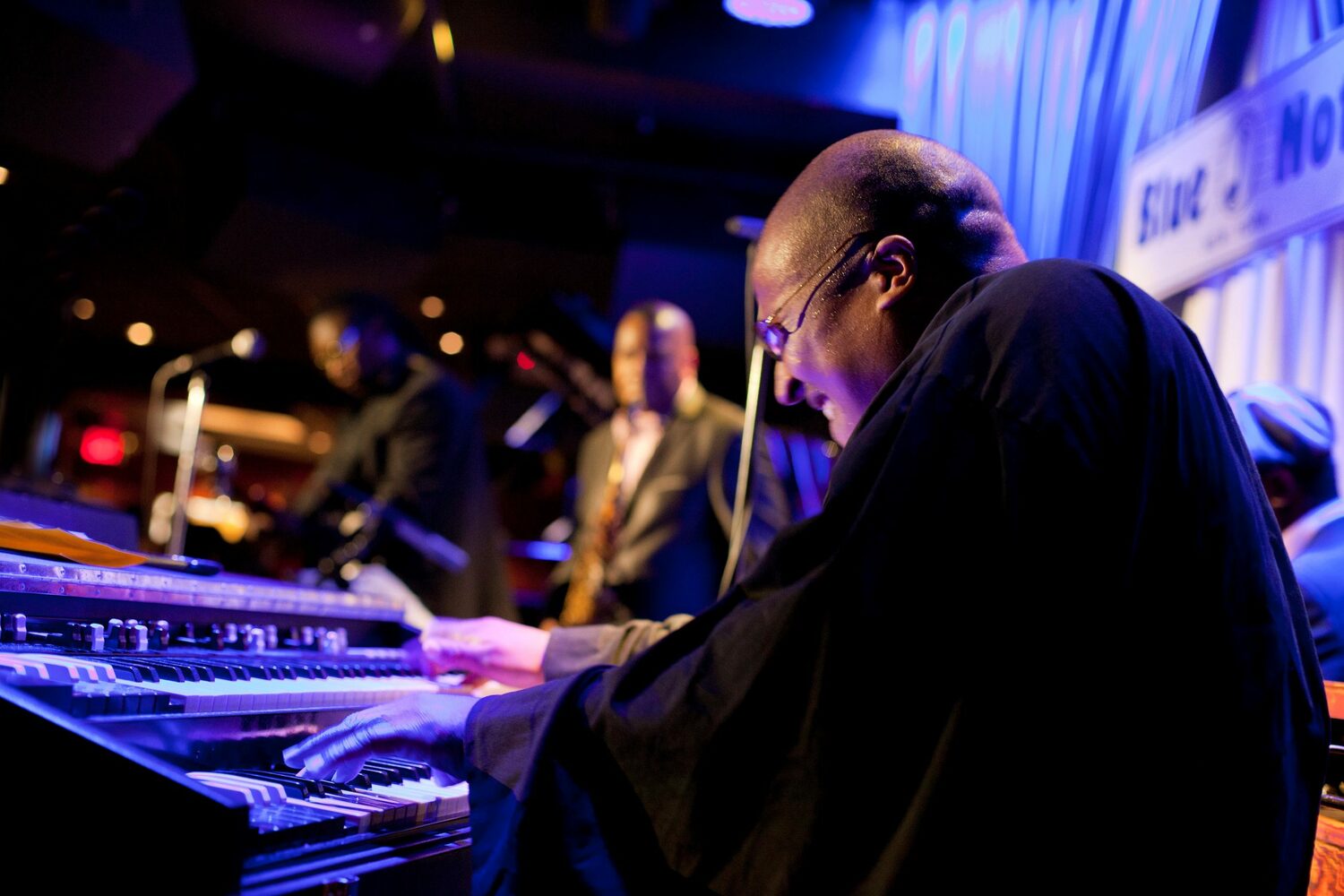 Jazz musician Gregory Lewis performs on the Hammond organ at the Blue Note in New York City. COURTESY THE ARTIST