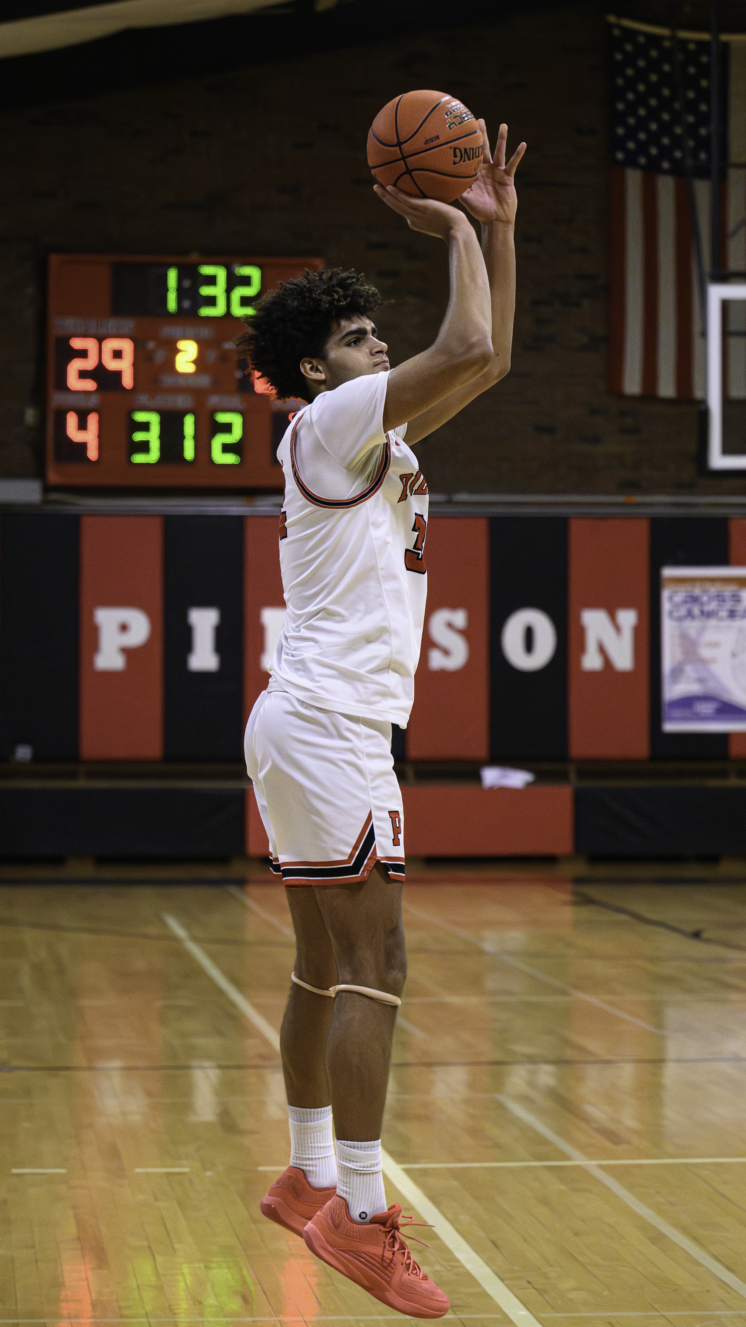 Charle McLean made a couple of three-pointers on Friday night.   MARIANNE BARNETT