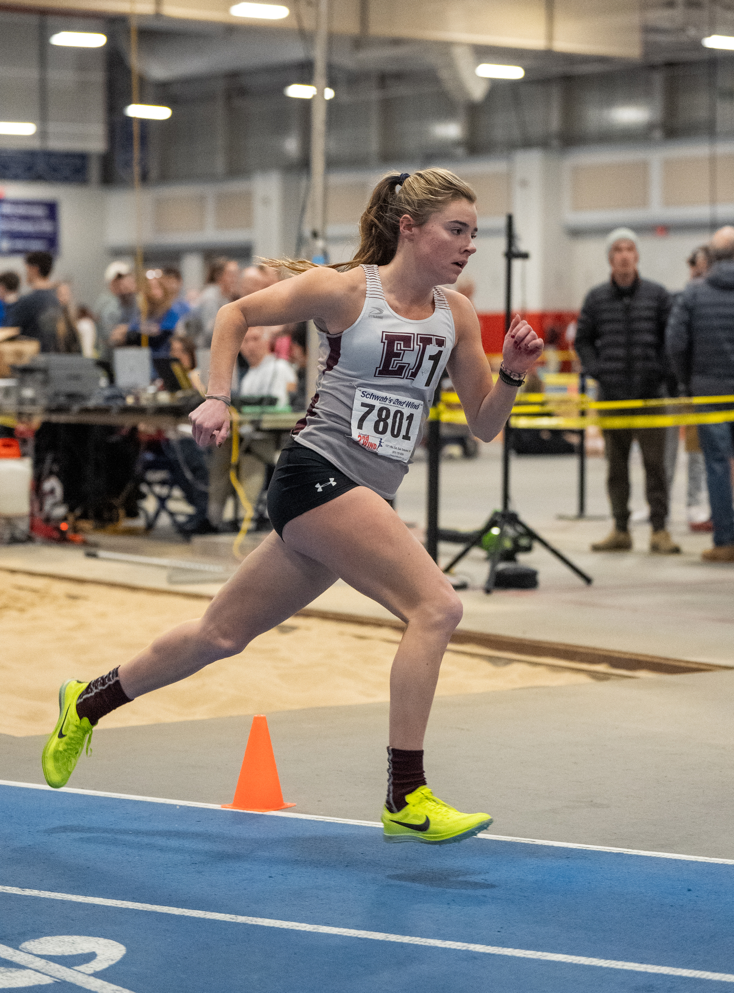 East Hampton senior Ryleigh O'Donnell also competed in the 600-meter run.   RON ESPOSITO