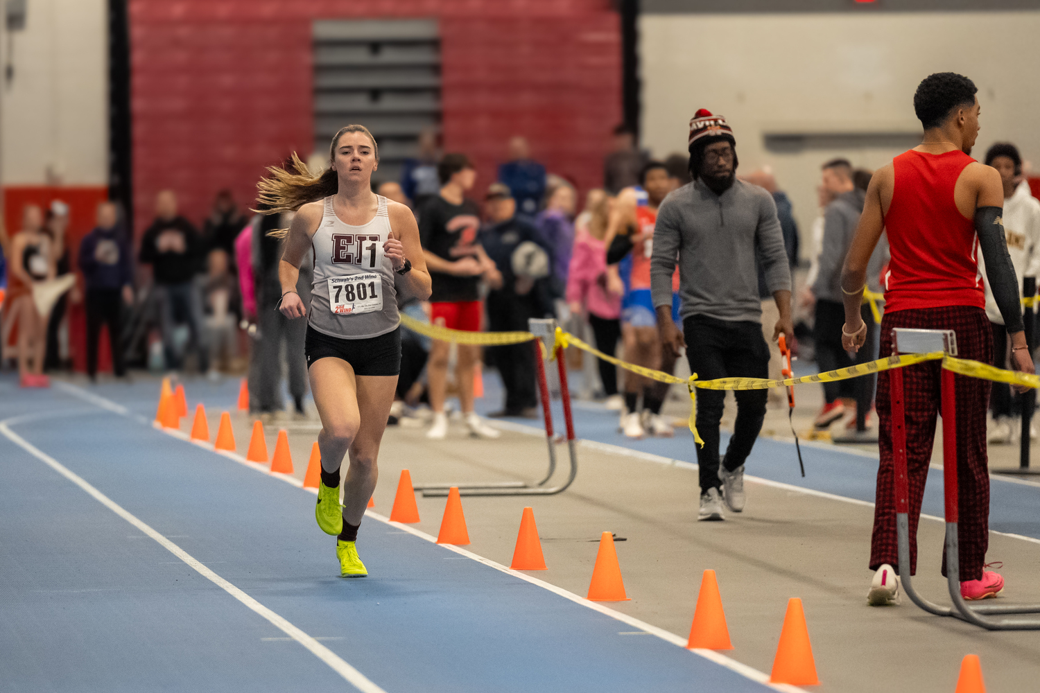 East Hampton senior Ryleigh O'Donnell also competed in the 600-meter run.   RON ESPOSITO