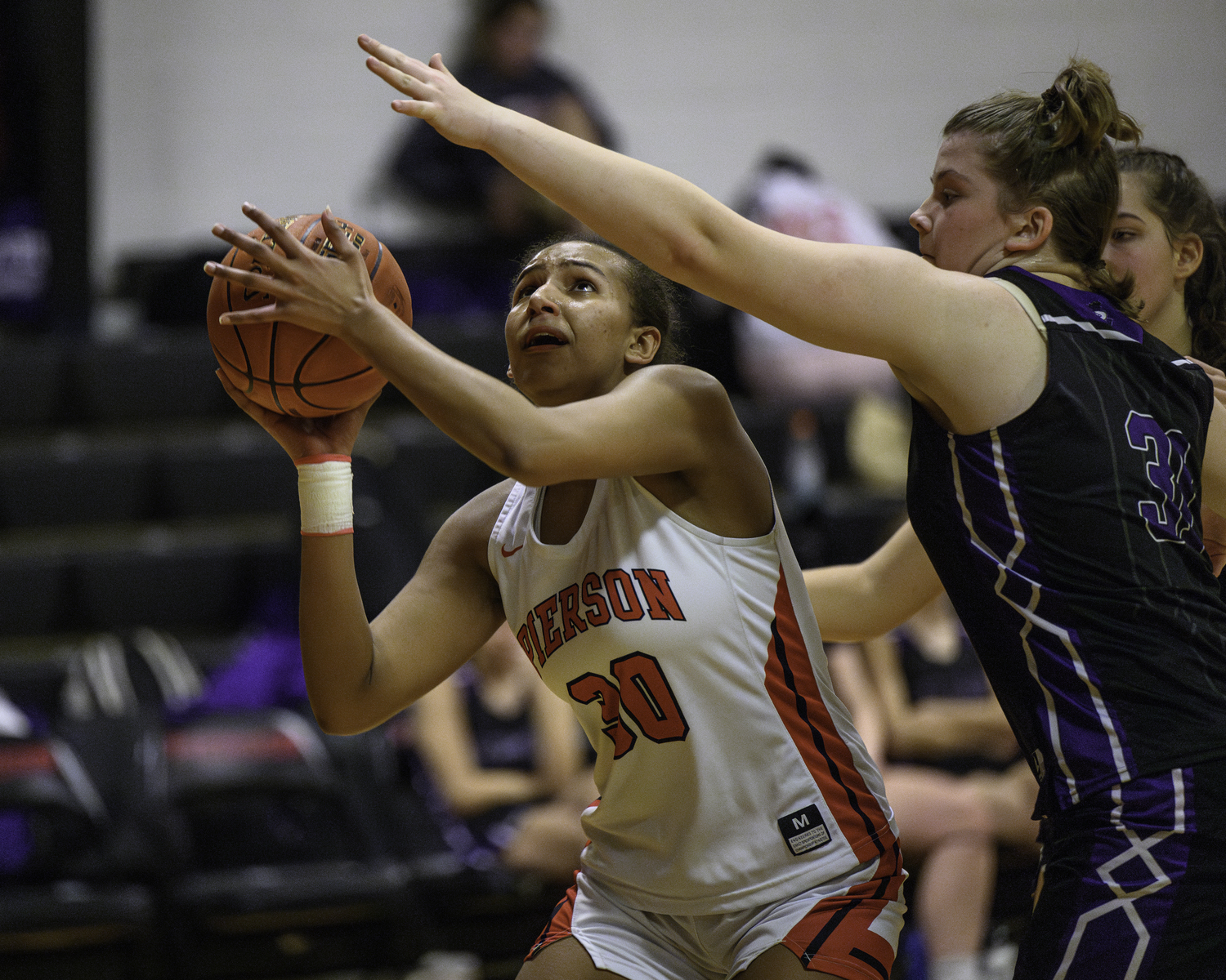 Lyra Aubry once again led the Whalers in scoring and tied with a game-high 11 points in last week's victory over Port Jefferson.  MARIANNE BARNETT