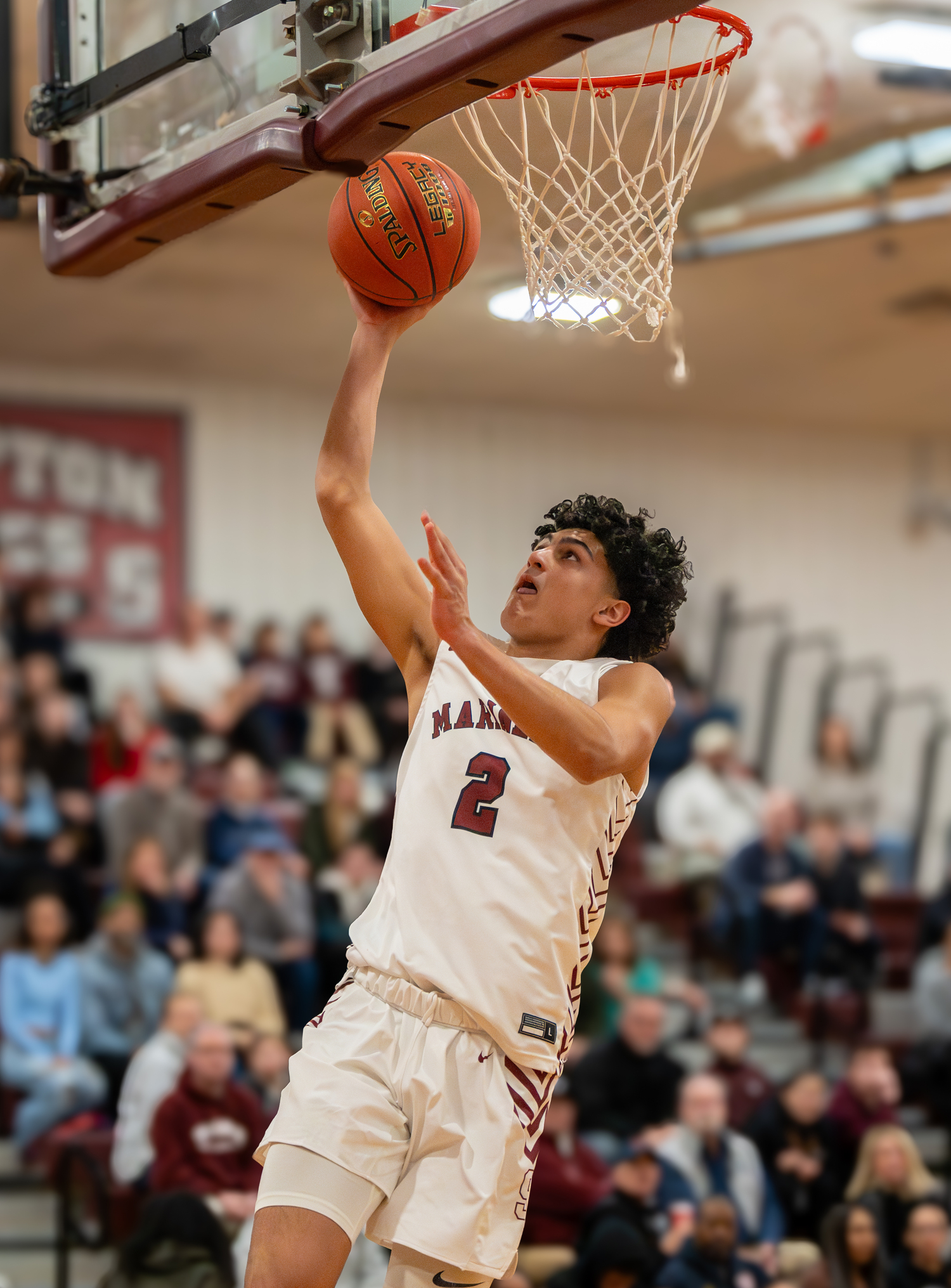 Southampton sophomore Alex Franklin scored 11 points, had 10 rebounds and also chipped in with five assists in Saturday's victory over Kings Park.   RON ESPOSITO/SOUTHAMPTON SCHOOL DISTRICT