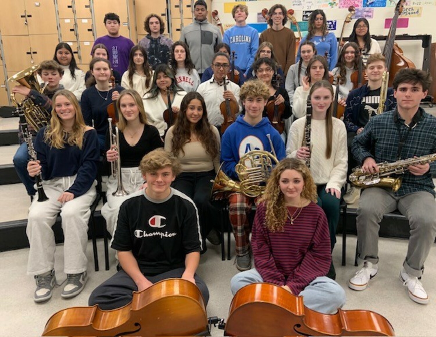 Southampton High School student-musicians recently participated in the Hampton Music Educators Association’s annual music festival. COURTESY SOUTHAMPTON SCHOOL DISTRICT