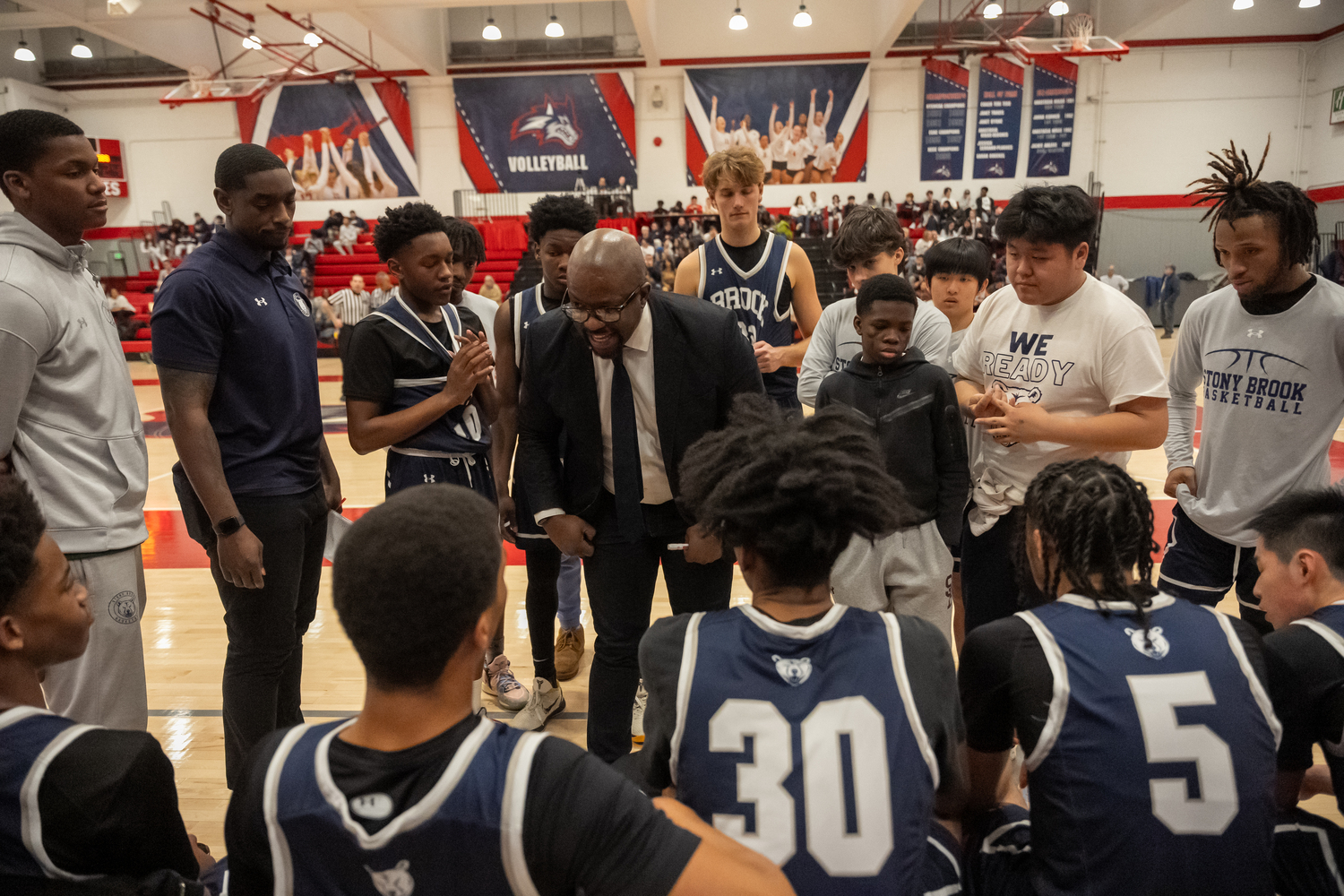 Ron White's Stony Brook School Bears reached the championship of the PSAA in his first season as head coach.   RON ESPOSITO