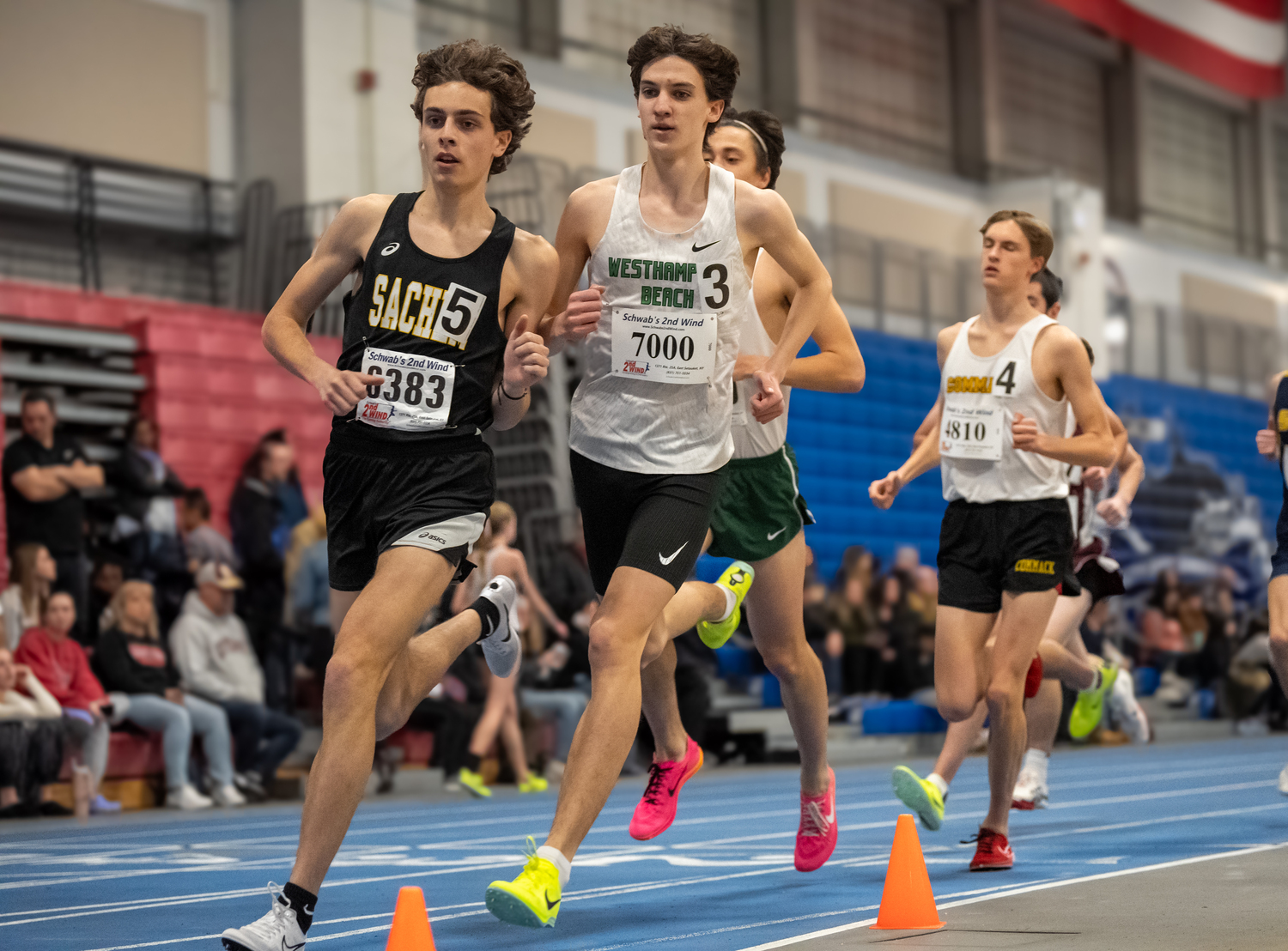 Westhampton Beach senior Trevor Hayes finished second in the county in the 1,600-meter race and will be competing at states next month.   RON ESPOSITO