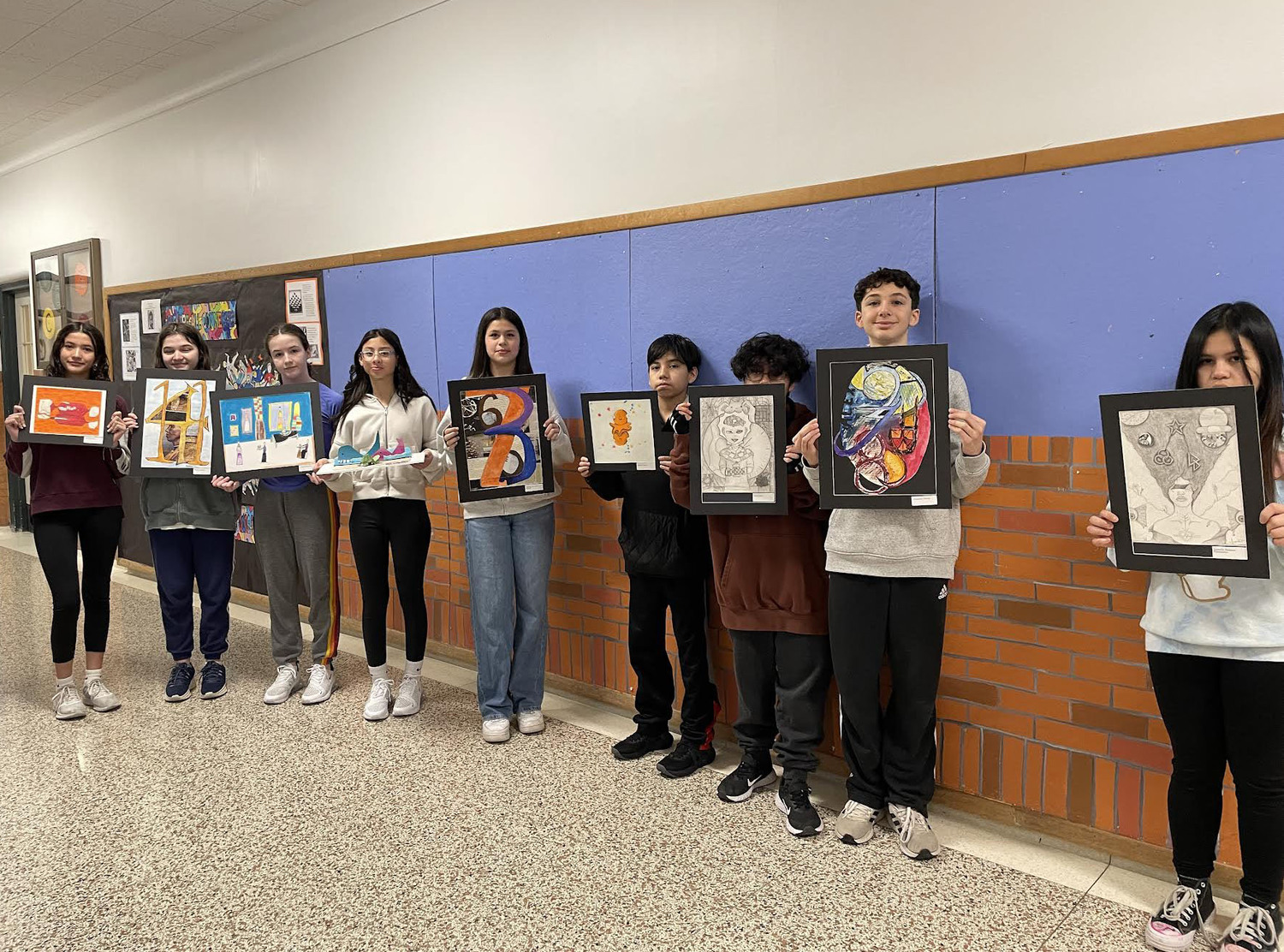 The artwork of 12 Westhampton Beach Middle School students will be on display at the Parrish Art Museum.