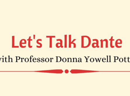 Let’s Talk Dante, with Professor Donna Yowell- Potter