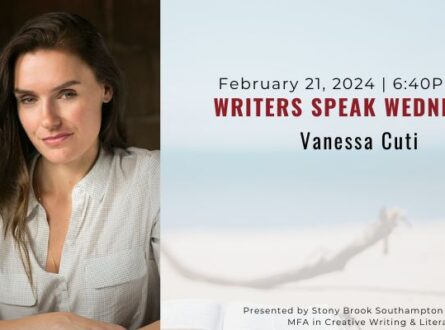 Writers Speak @ Stony Brook Southampton w/ Vanessa Cuti