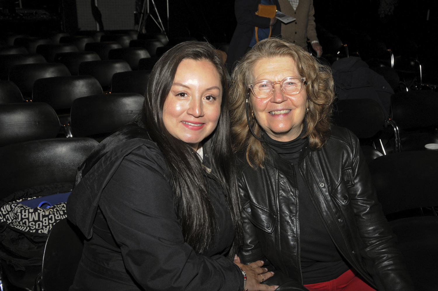 Brenda Carmona-Lezo and Stephanie Beroe at the League of Women Voters of the Hamptons, Shelter Island and The North Fork education event  in honor of  Women’s History Month at LTV Studios. The purpose of the afternoon was to raise awareness about 