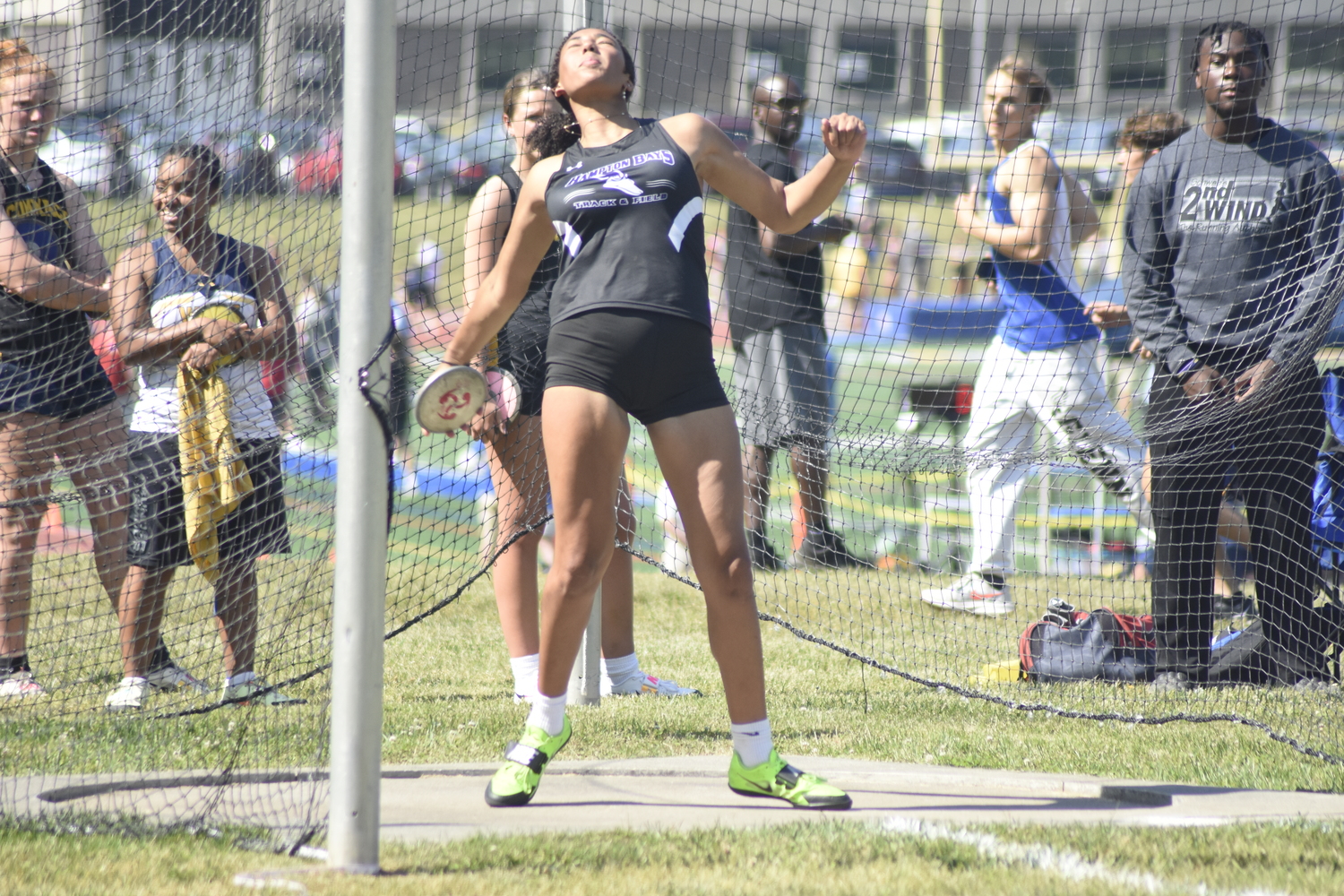 Asha Pensa-Johnson is returning as one of the top throwers in the county this season.   DREW BUDD