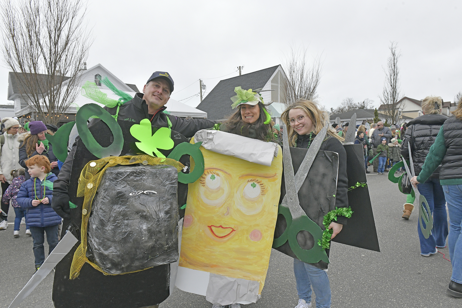 The Greater Westhampton Chamber of Commerce Rock, Paper , Scissors.