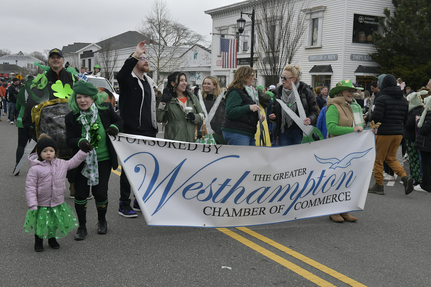 The Greater Westhampton Chamber of Commerce Rock, Paper , Scissors.