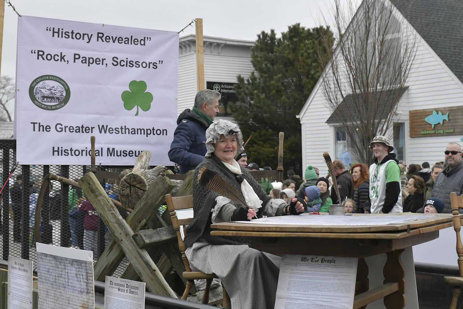 The Greater Westhampton Historical Museum float.