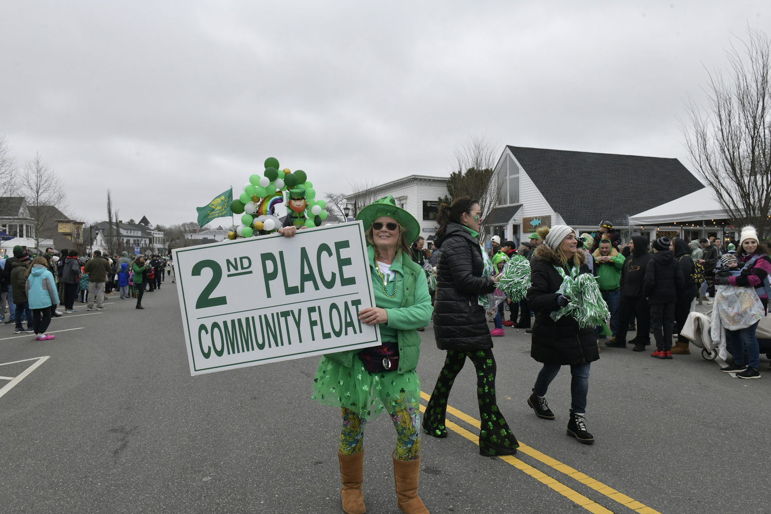 The Westhampton Beach Class of 1981 float.