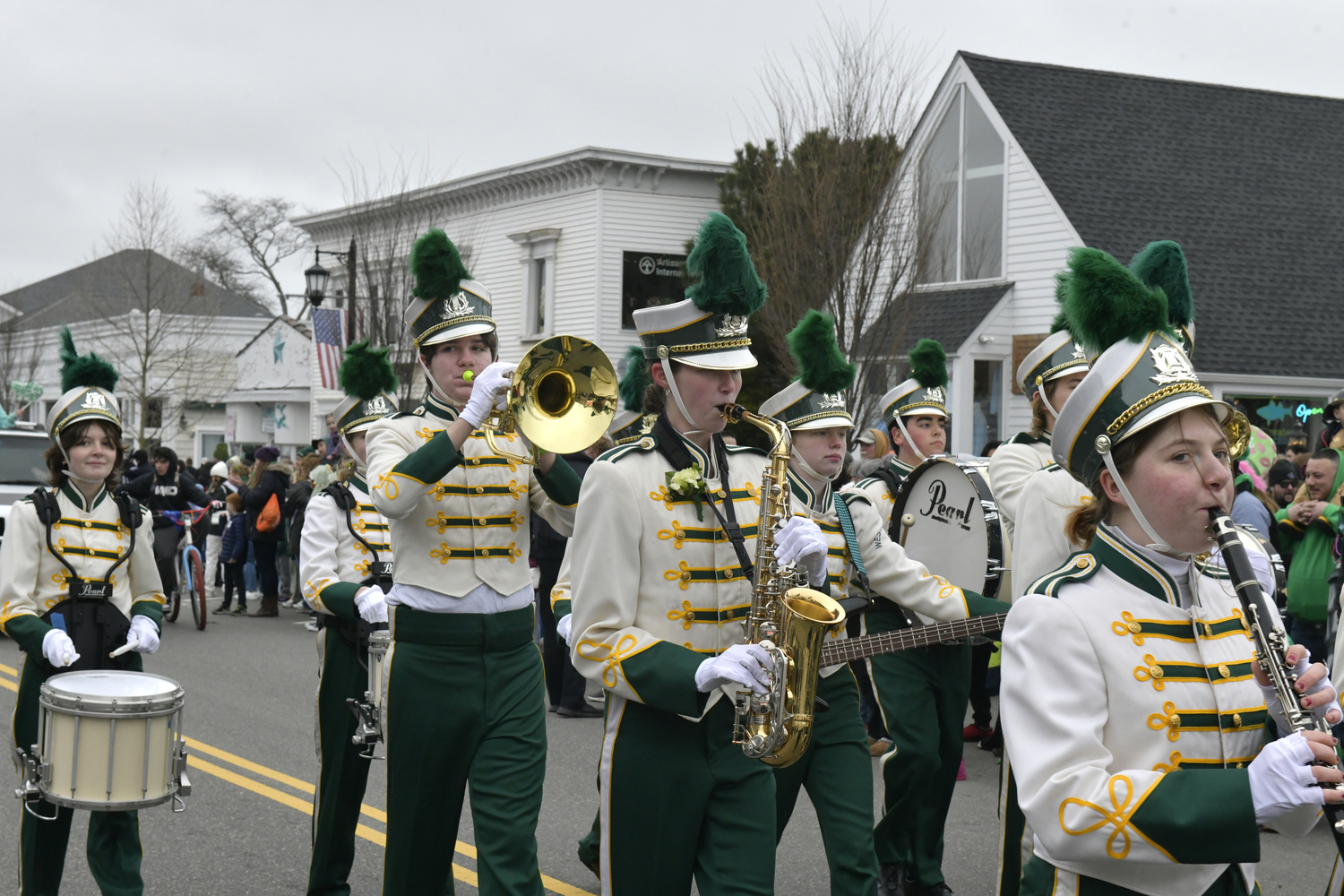 The Westhampton Beach High School Band.