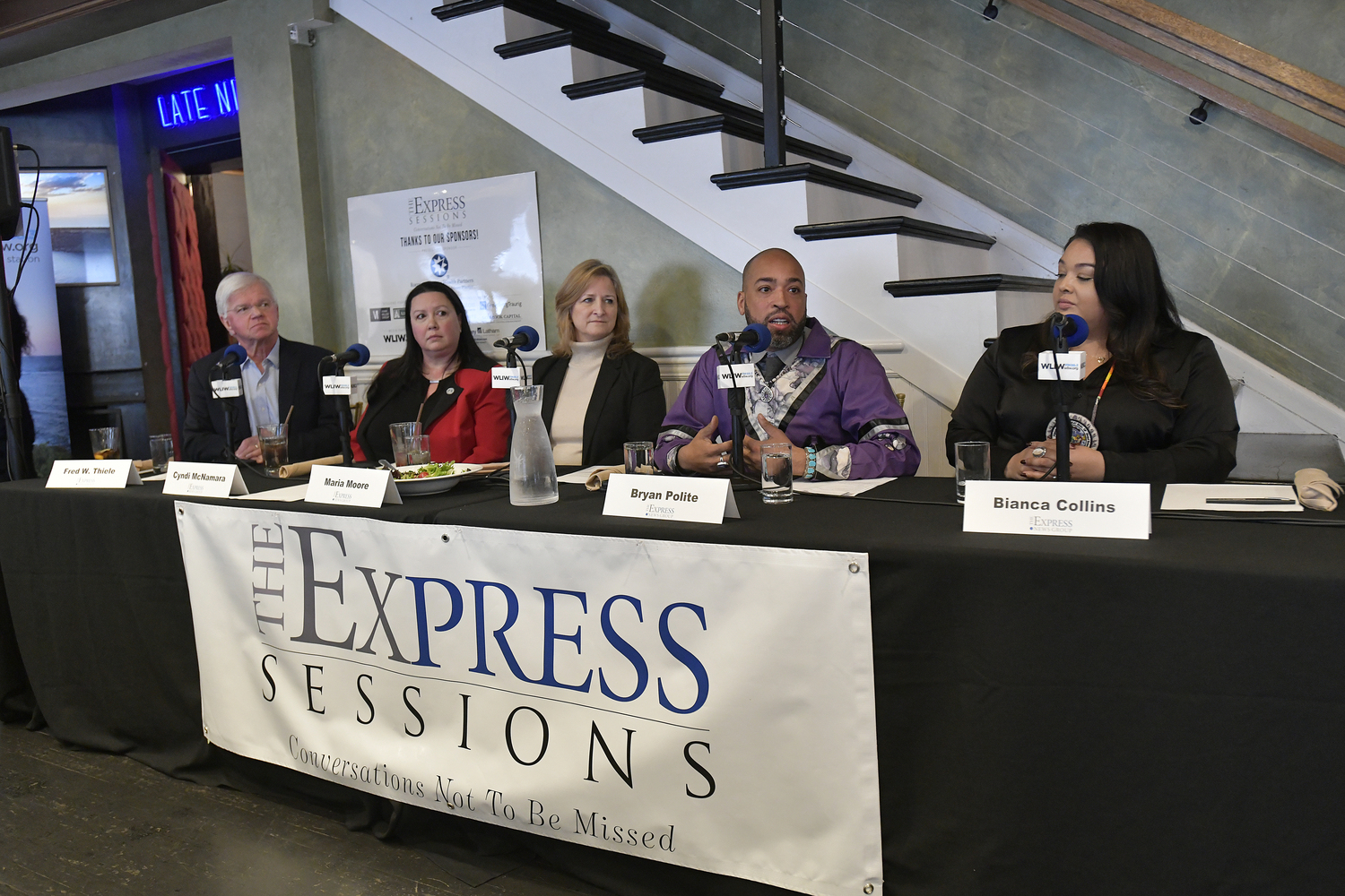 The panel at the March 7 Express Session,  