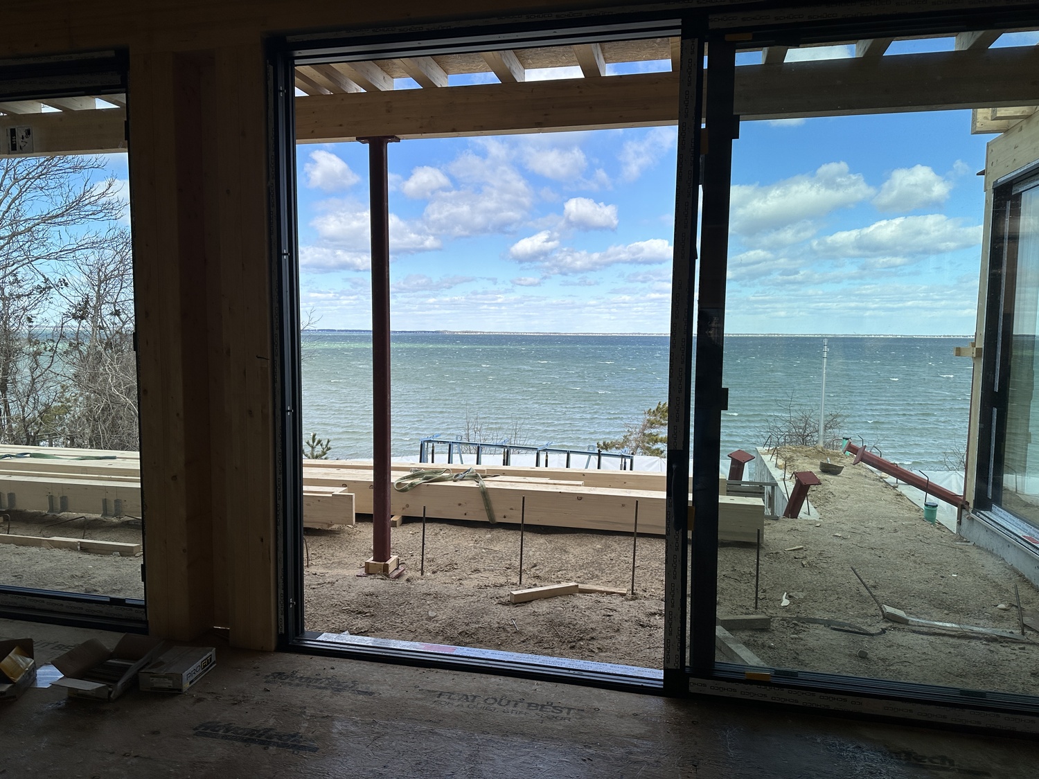 The view from inside the Hampton Bays home. BRENDAN J. O'REILLY