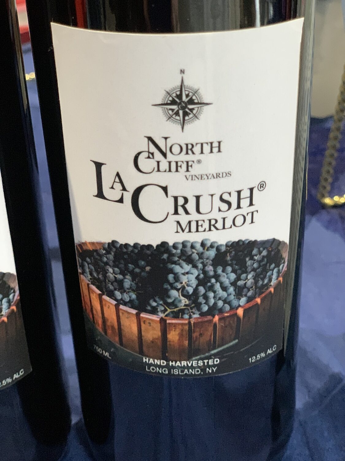 North Cliff Vineyards' La Crush Merlot. S. DERMONT