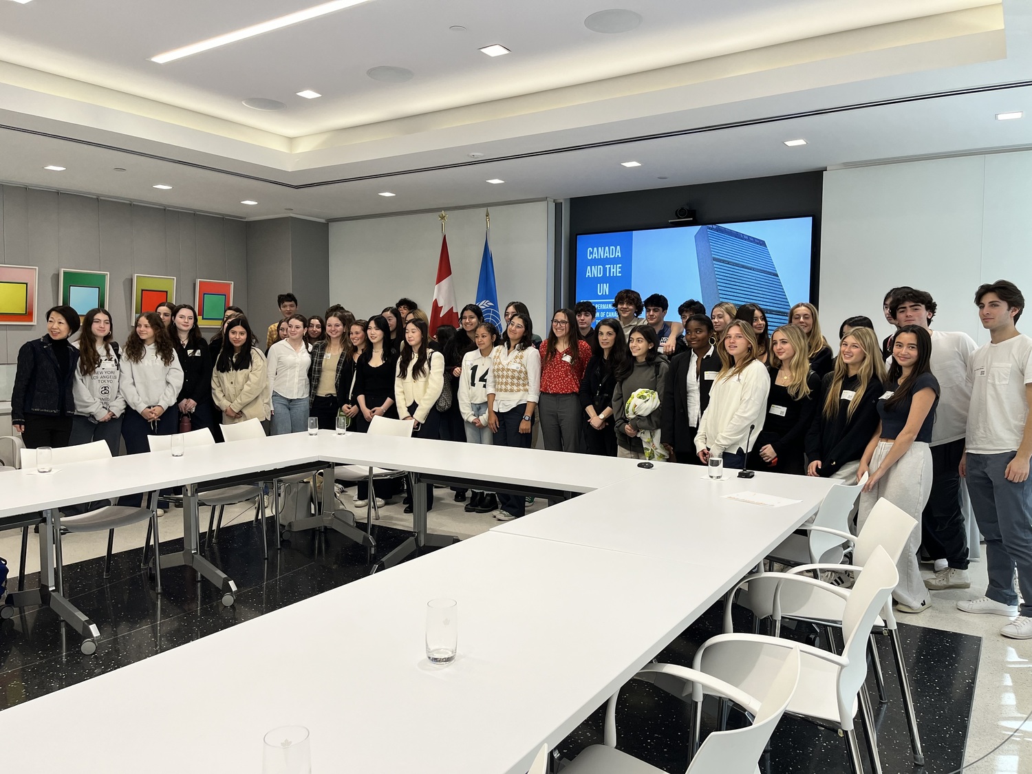 Pierson students recently debated their way to the top at a recent Model UN conference in Manhattan. COURTESY SAG HARBOR SCHOOL DISTRICT