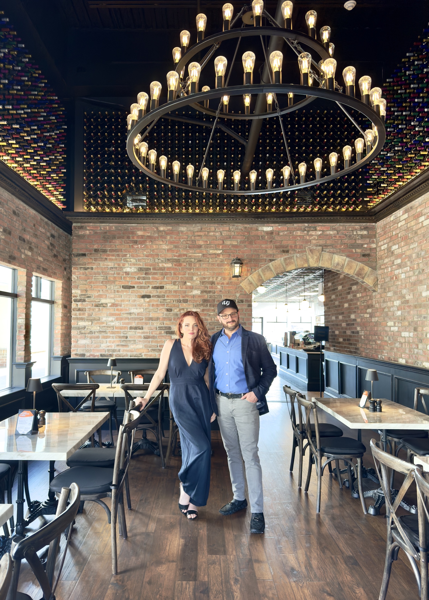 Owners Tana Leigh Gerber and Scott Gerber inside the newly renovated Uncle Joe’s Famous Pizzeria in Hampton Bays. COURTESY UNCLE JOE'S FAMOUS PIZZERIA