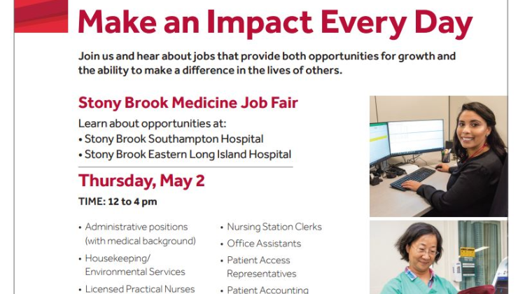 Stony Brook Medicine Job Fair - 27 East