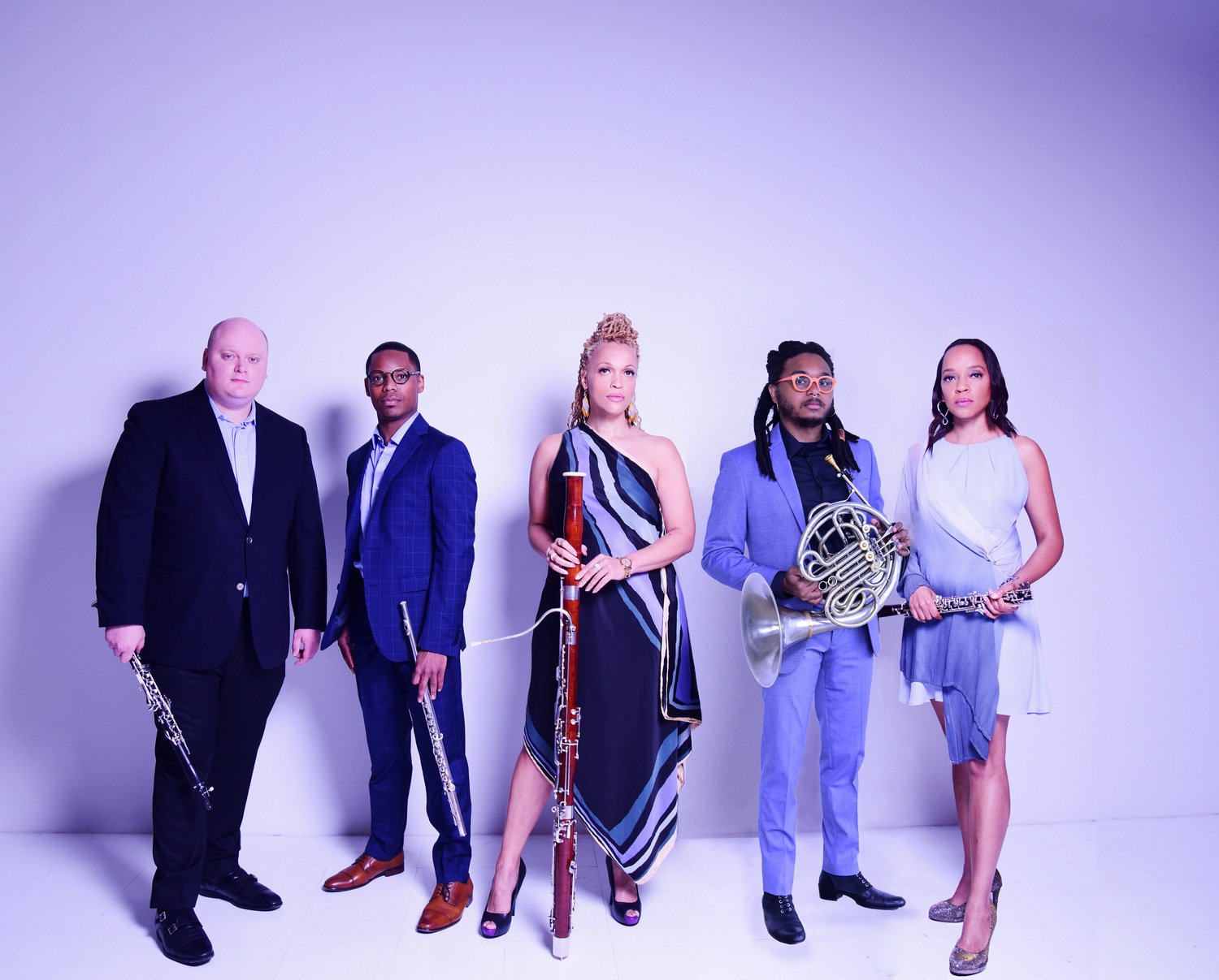 Grammy Award-winning Imani Winds perform on Shelter Island on April 6 in a concert presented by Shelter Island Friends of Music. SHERVIN LAINEZ