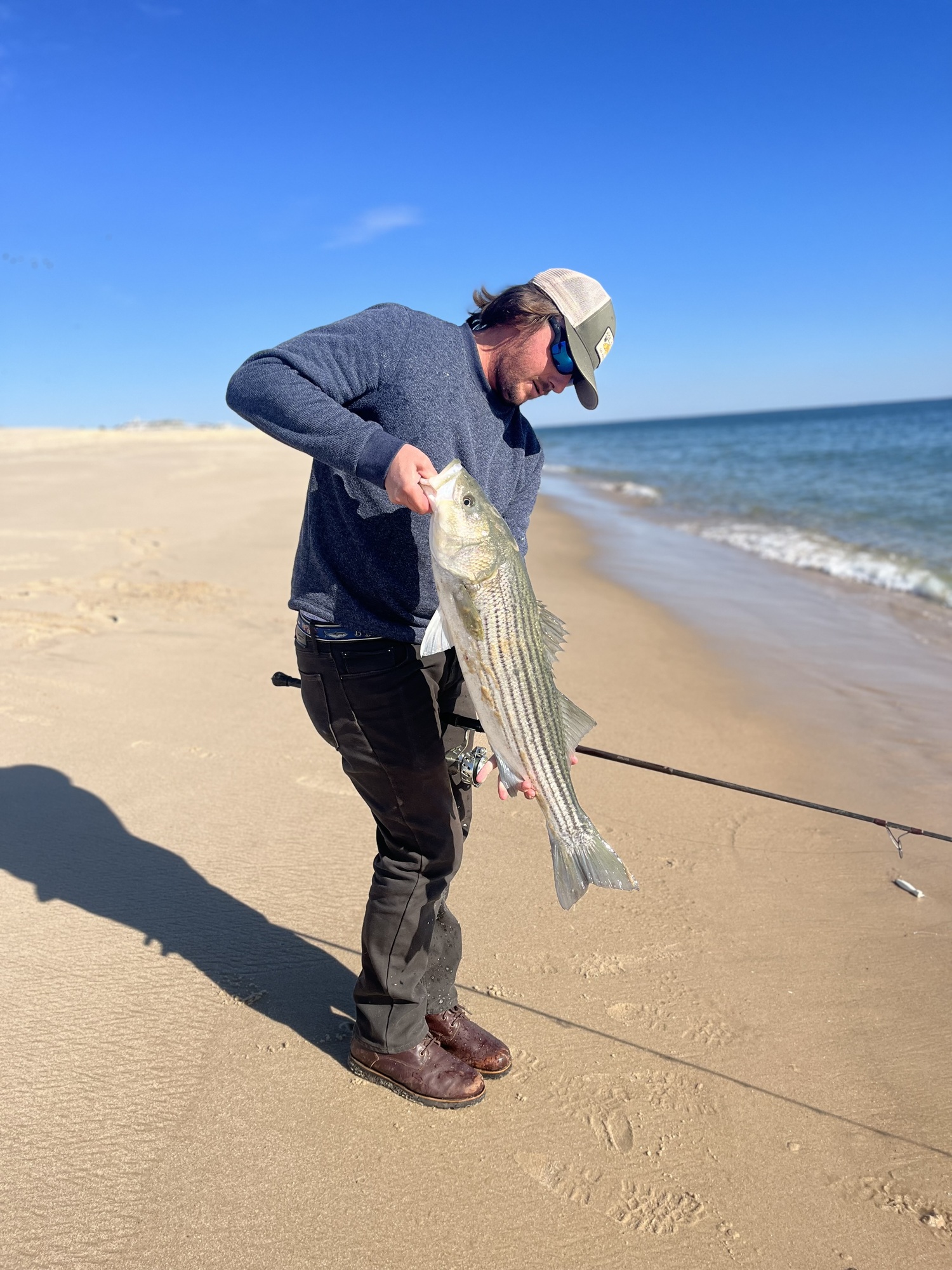 Tim Regan is a Bridgehampton resident and avid surf fisherman whose drone photos and videos of marine life off Long Island's shores on his instagram page @southforksalt has sparked interest (and a bevy of Instagram copycats) in the explosion of life just behind the surf in summertime.