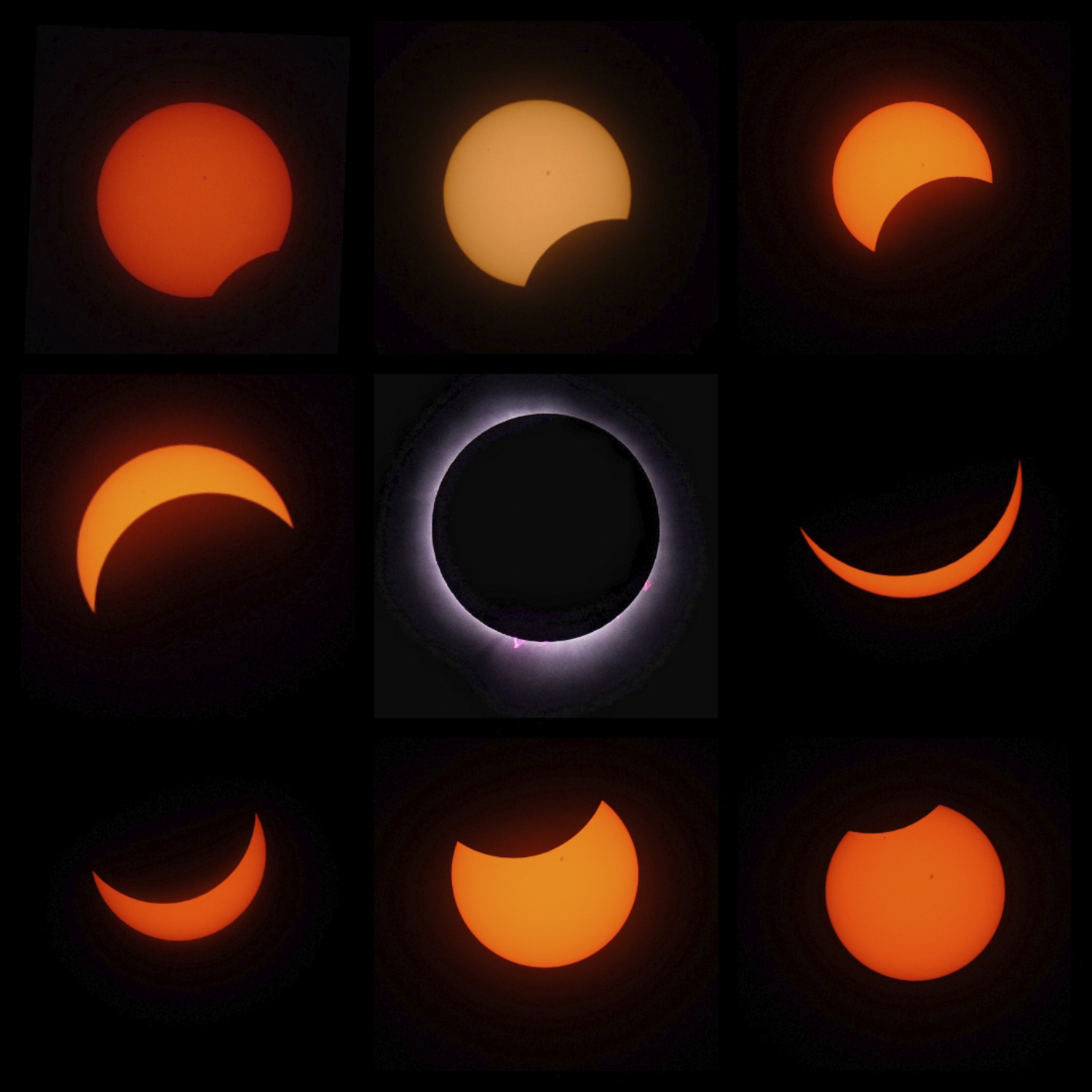 Southampton photographer Danielle Leef was able to capture  the eclipse 