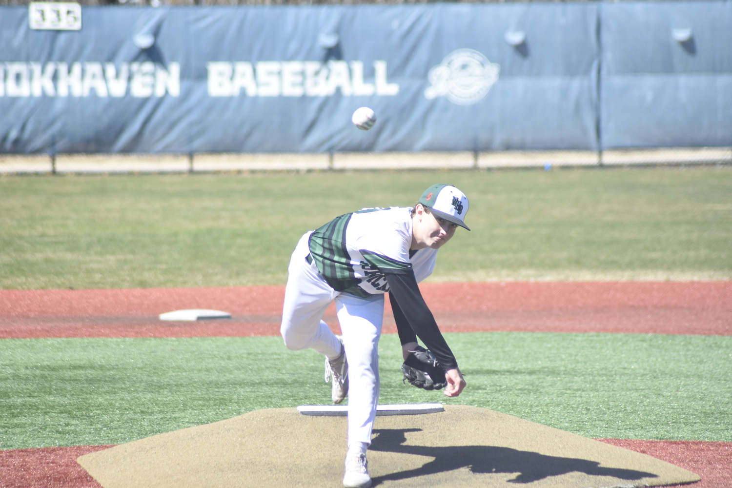 Patrick Fay pitched the final inning of Saturday's game.  DREW BUDD