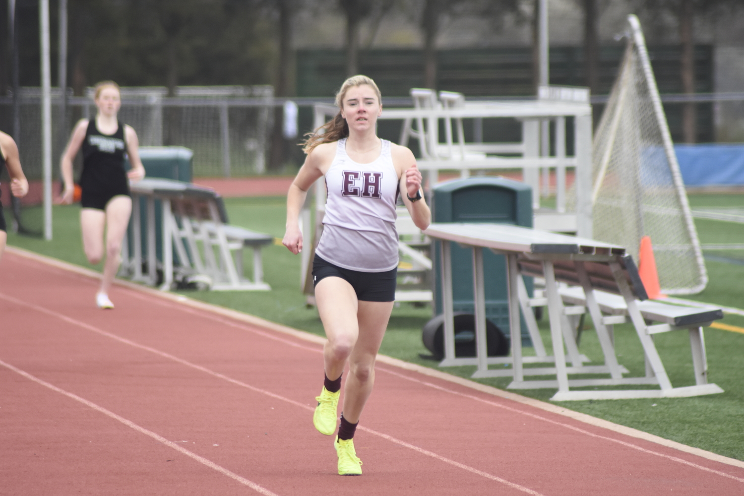 Ryleigh O'Donnell won multiple events against Westhampton Beach on Friday.     DREW BUDD