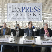 The panel at the Express Session on April 4, 