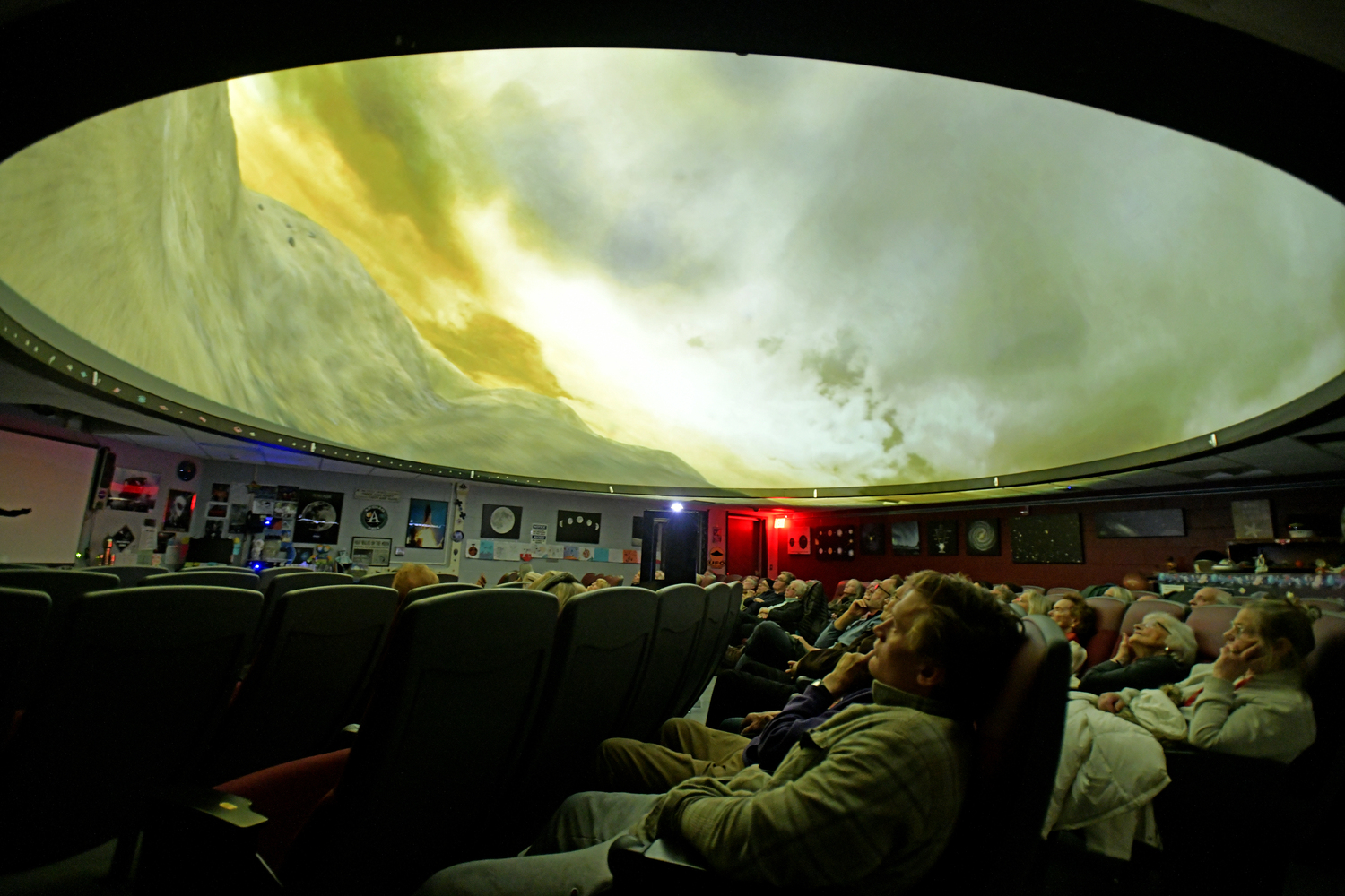 The Dark Skies Committee of Southampton Town hosted an event in the Southampton High School planetarium on Friday. April is 