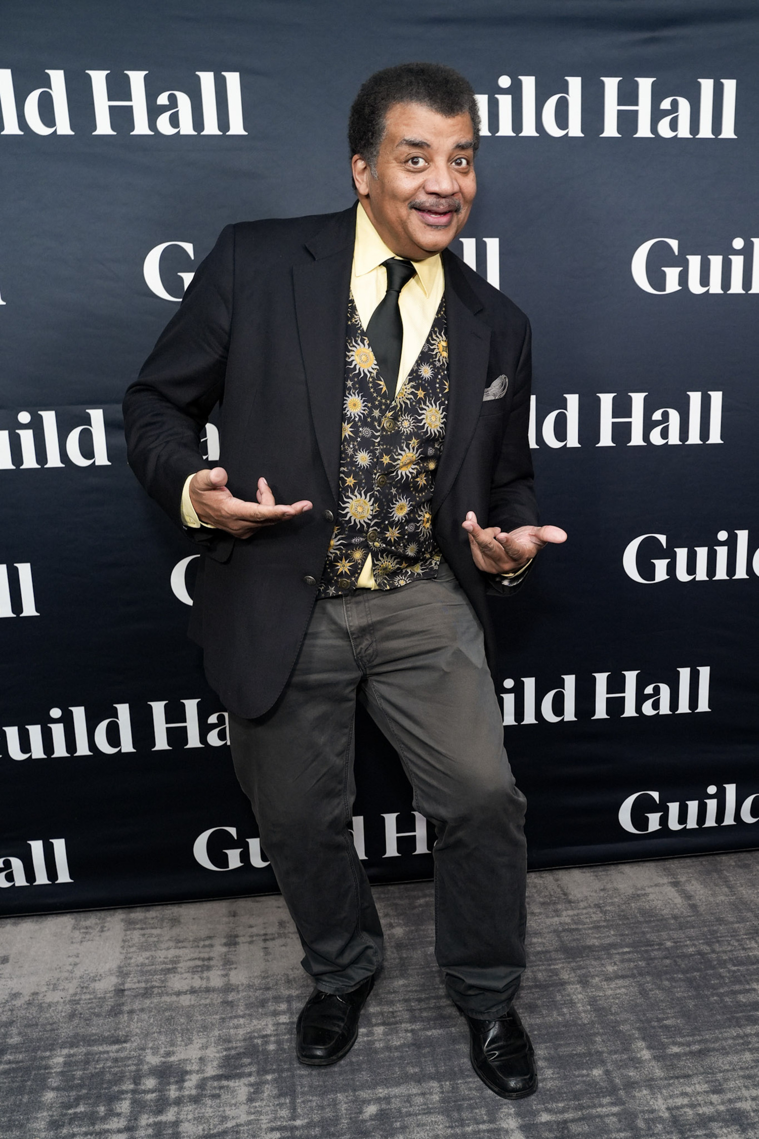 Neil deGrasse Tyson at Guild Hall's 38th annual Academy of the Arts Achievement Awards Dinner on April 3, at the Rainbow Room in New York City.           Sean Zanni for Patrick McMullan