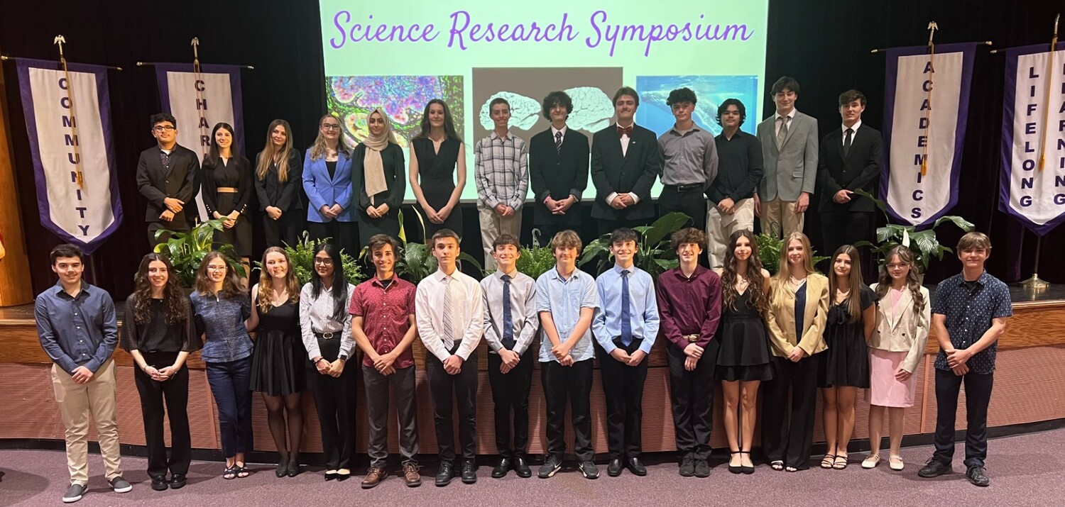 Hampton Bays High School  recently hosted its11th annual Science Research Symposium. COURTESY HAMPTON BAYS SCHOOL DISTRICT